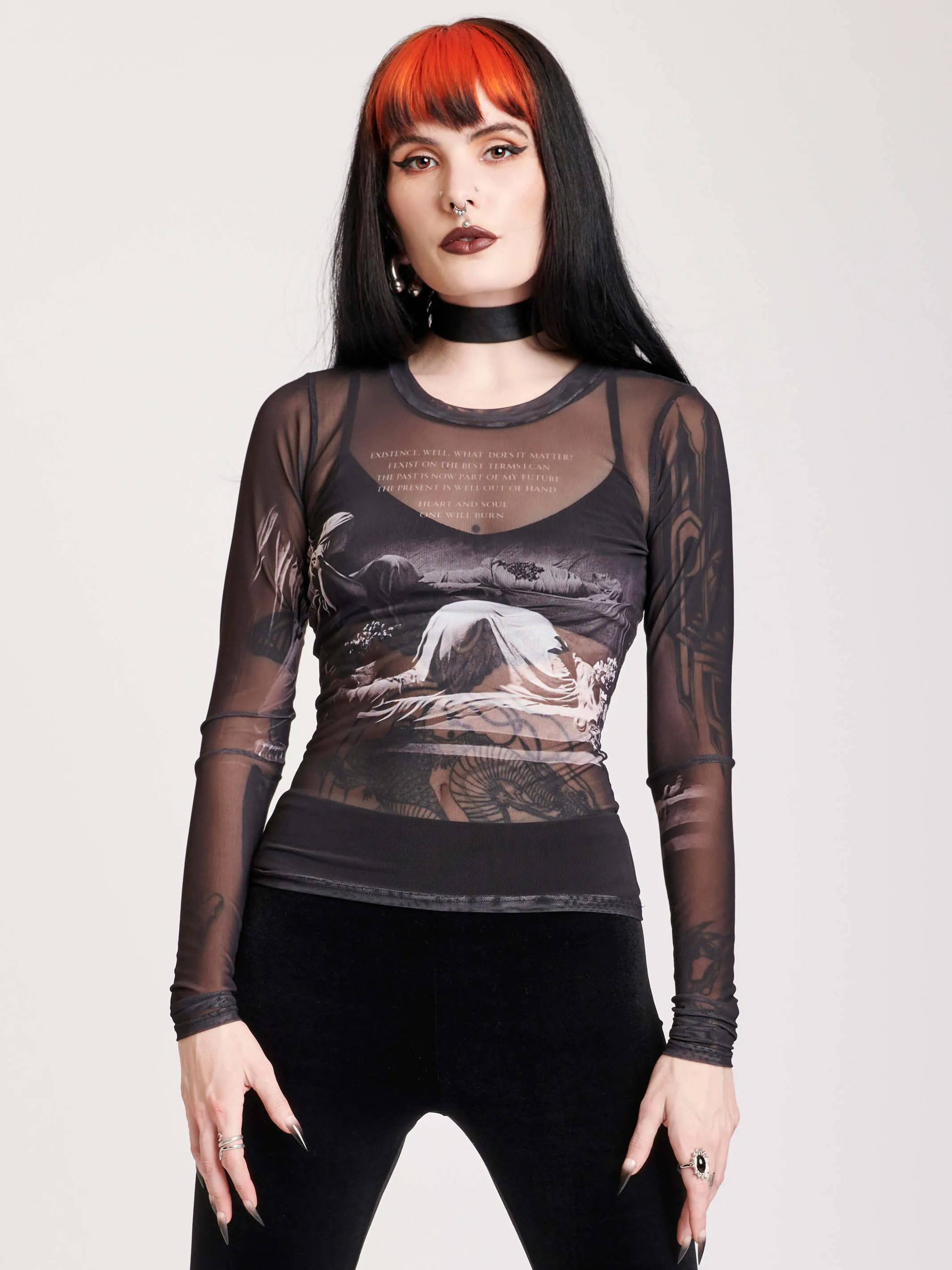 Joy Division Closer Mesh Top