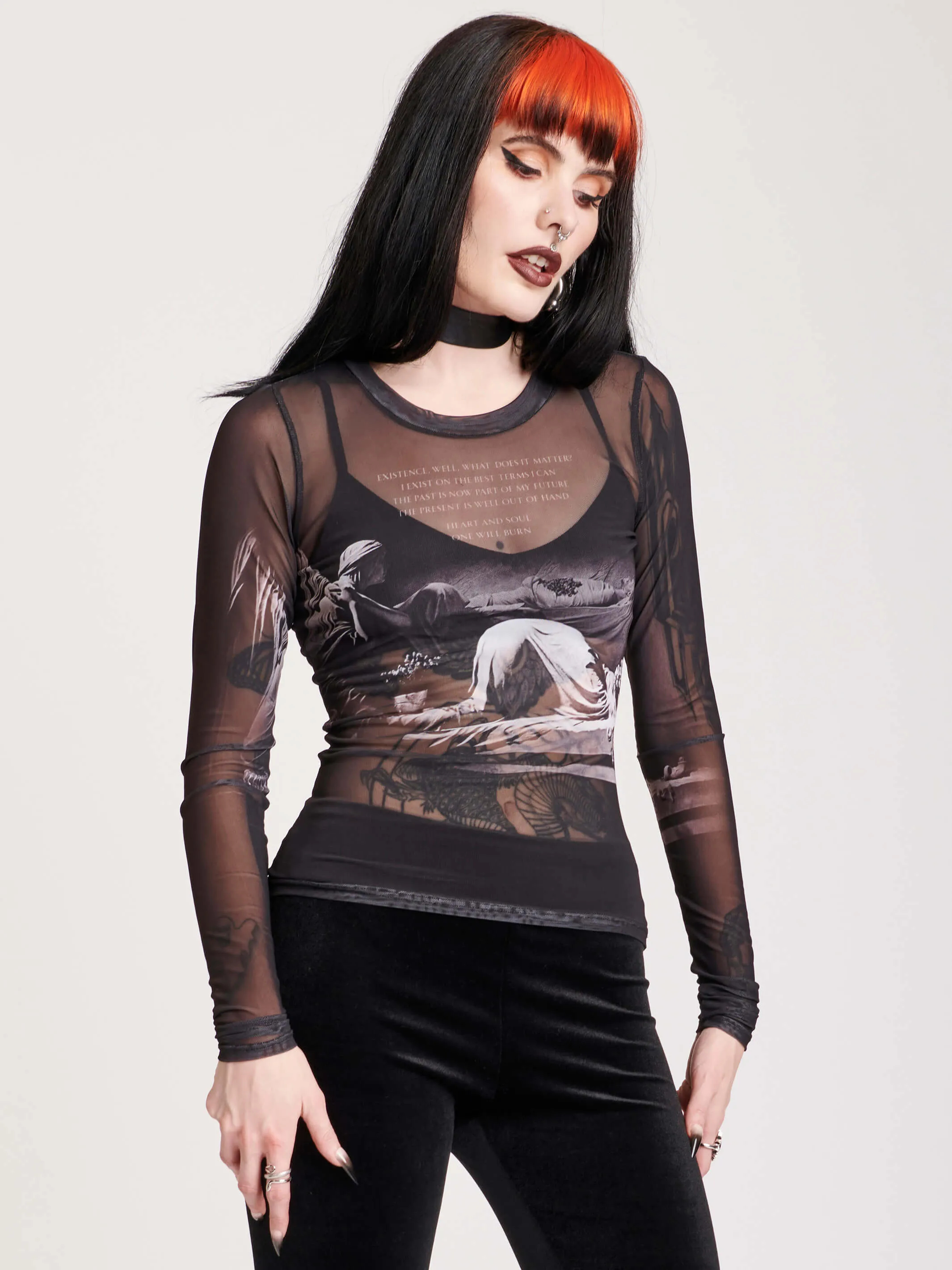 Joy Division Closer Mesh Top