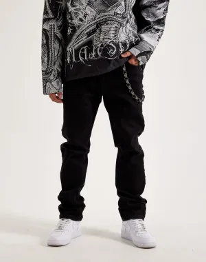 Kilogram Chain Rivet Jeans