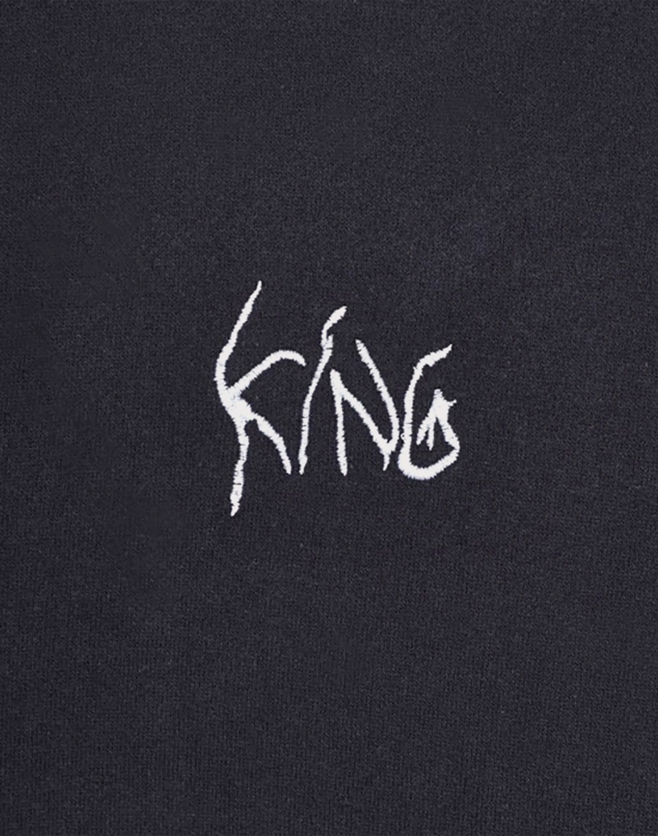 KING APPAREL Artificial Black Hoodie