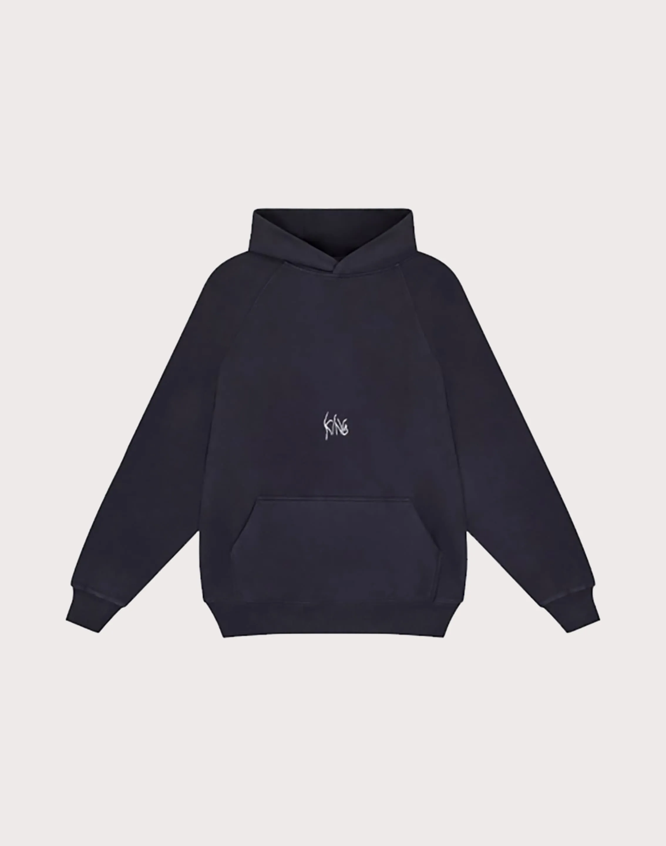 KING APPAREL Artificial Black Hoodie