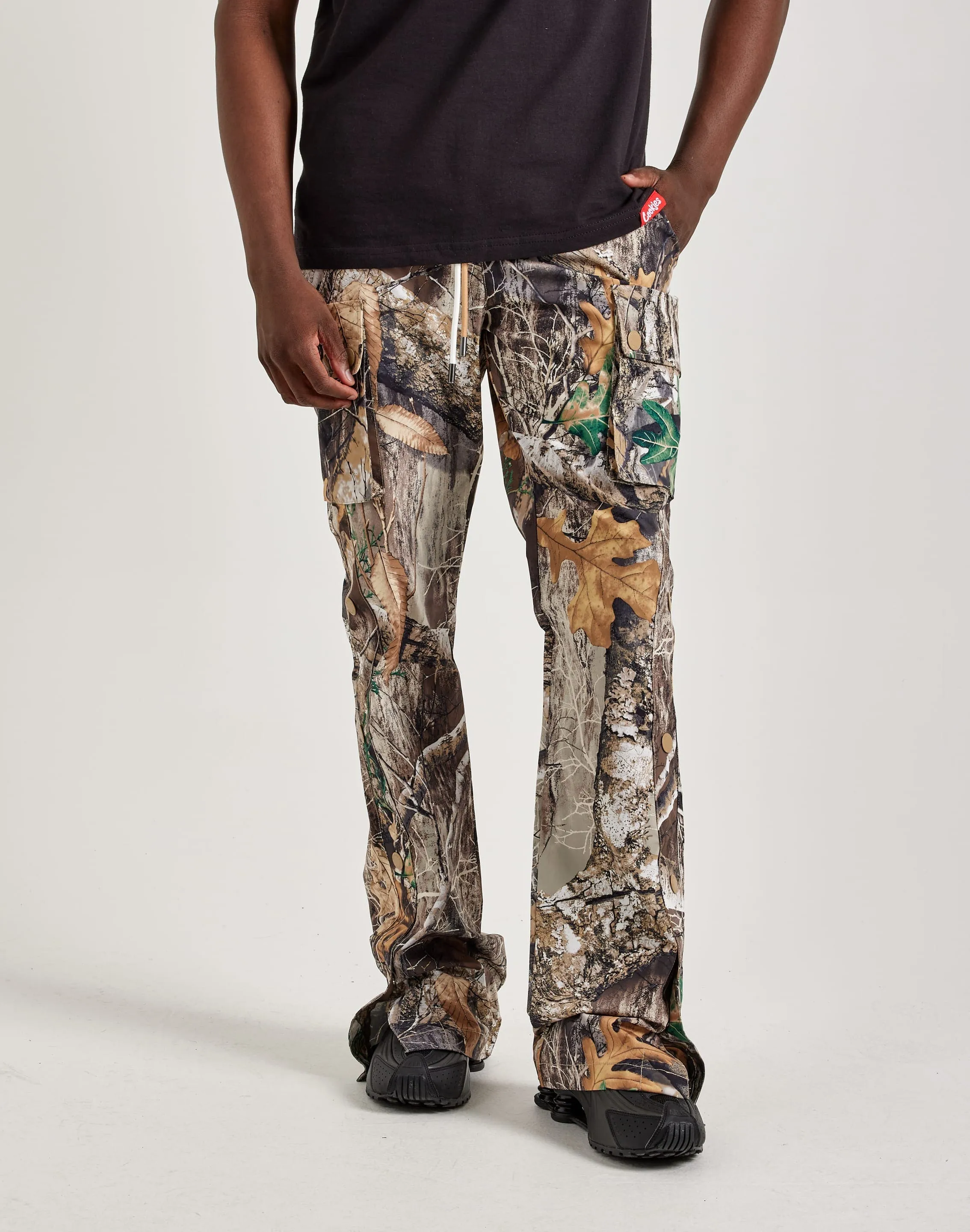 Kloud 9 Nylon Flare Cargo Pants