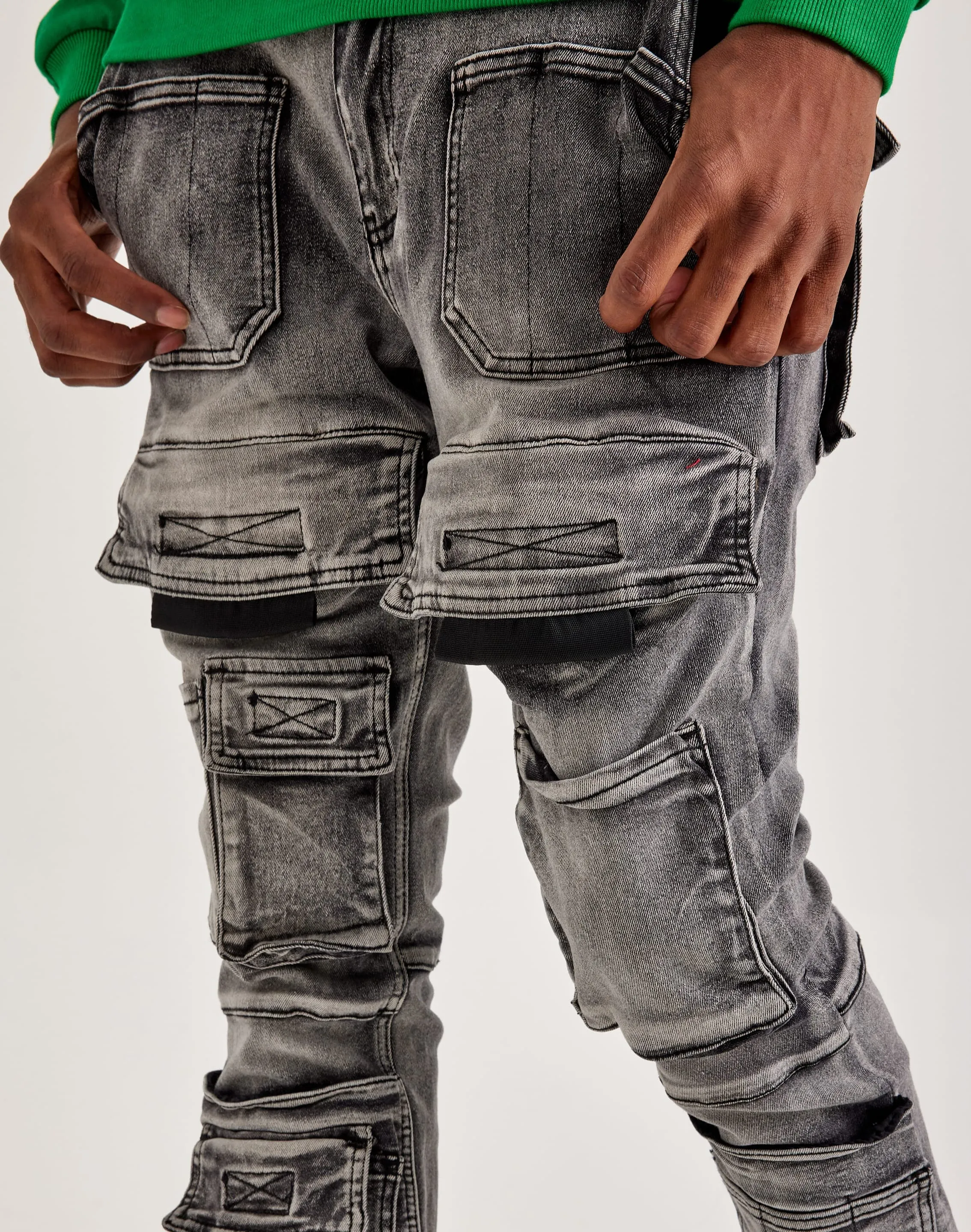Kloud 9 Straight Cargo Jeans