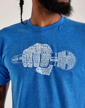 LA Pop Art Word Art '90s Rappers Tee