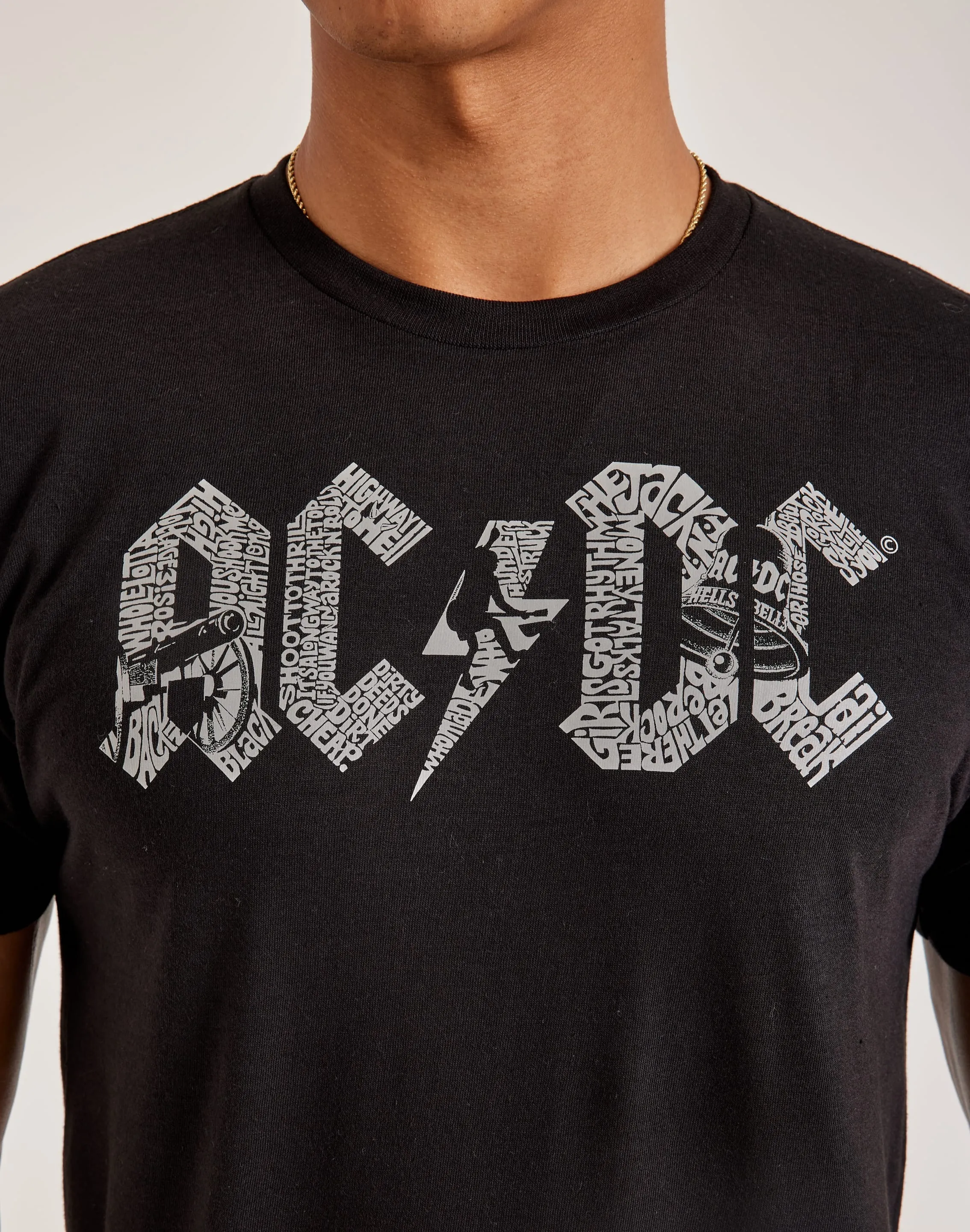 LA Pop Art Word Art ACDC Tee