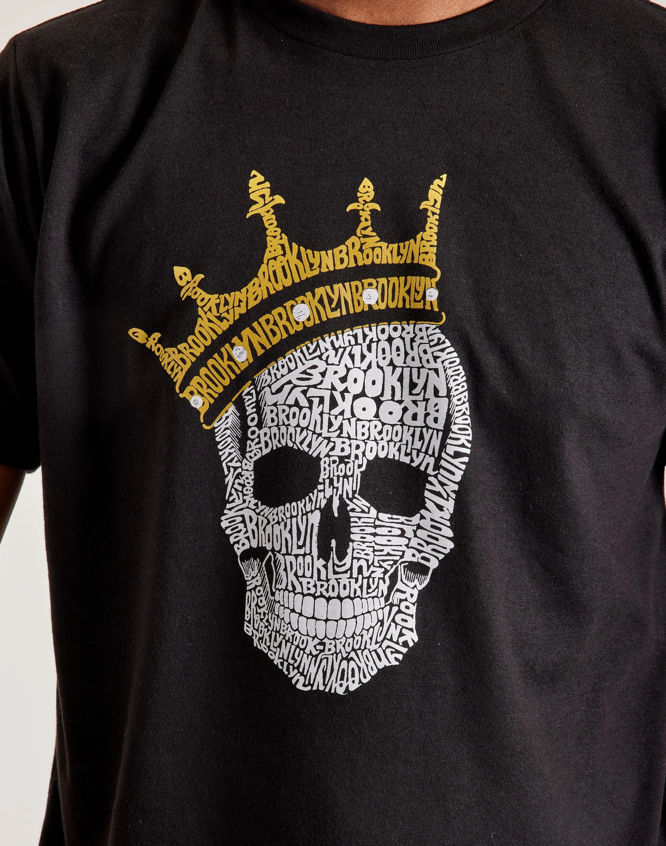 LA Pop Art Word Art Brooklyn Crown Tee