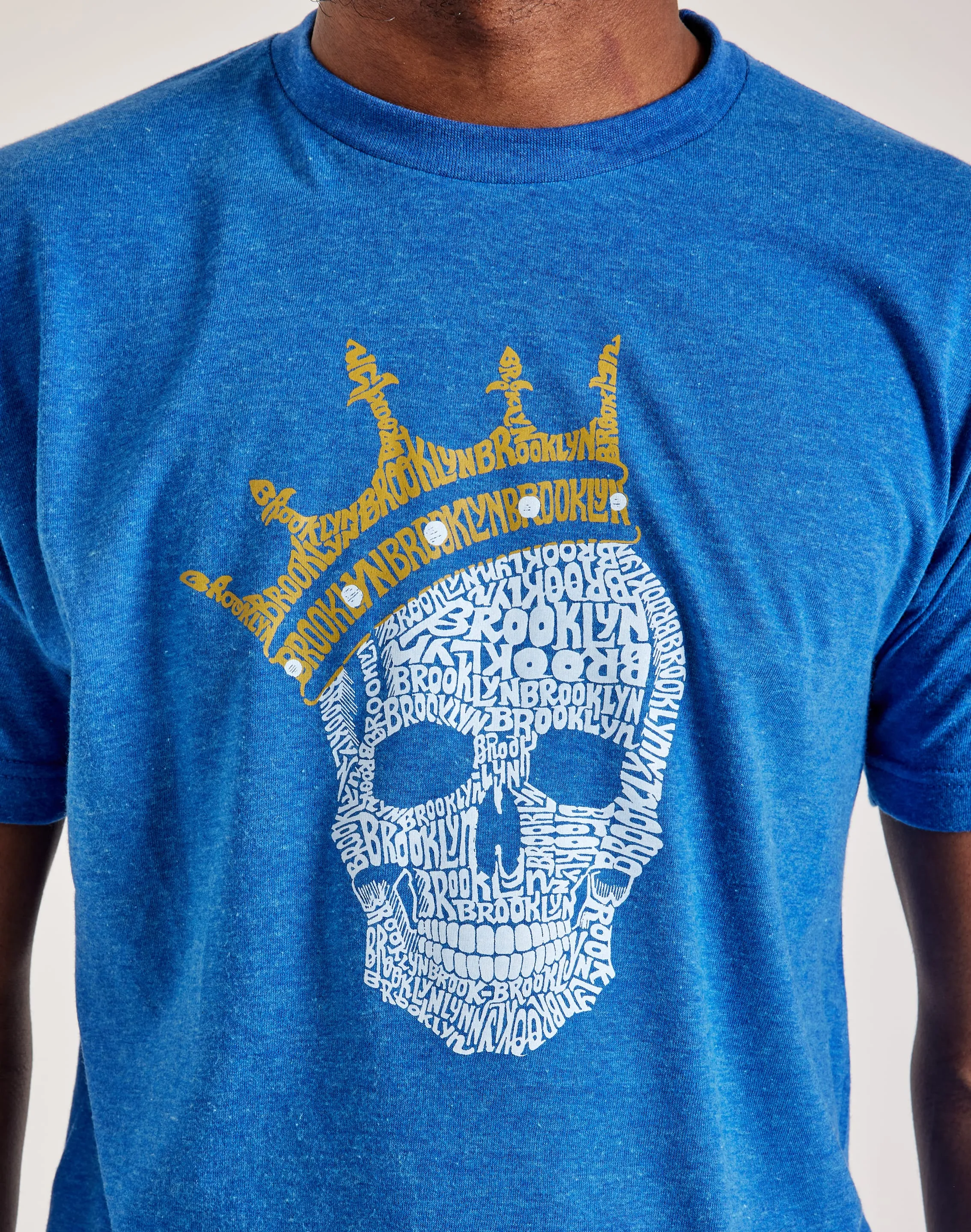 LA Pop Art Word Art Brooklyn Crown Tee