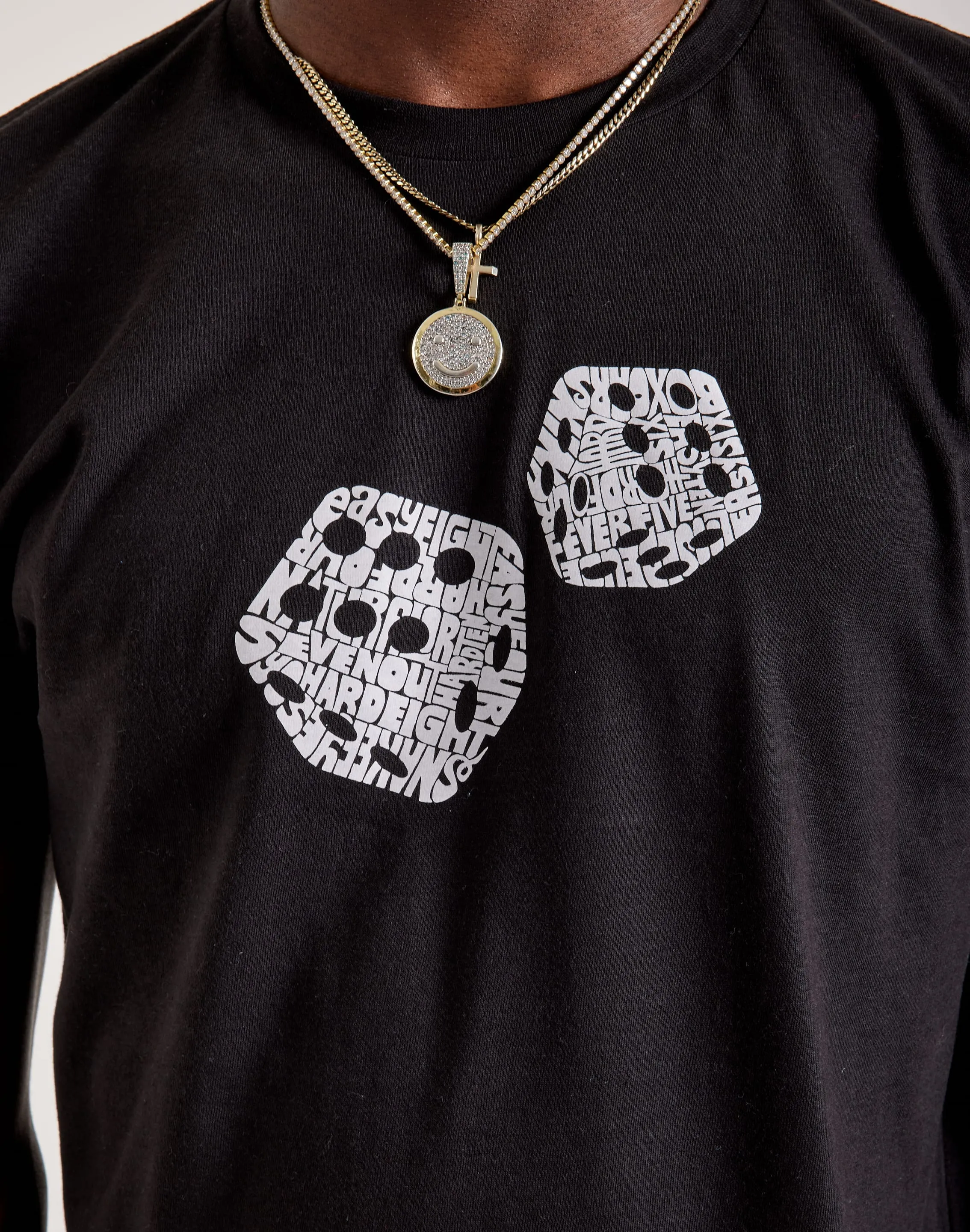 LA Pop Art Word Art Dice Tee