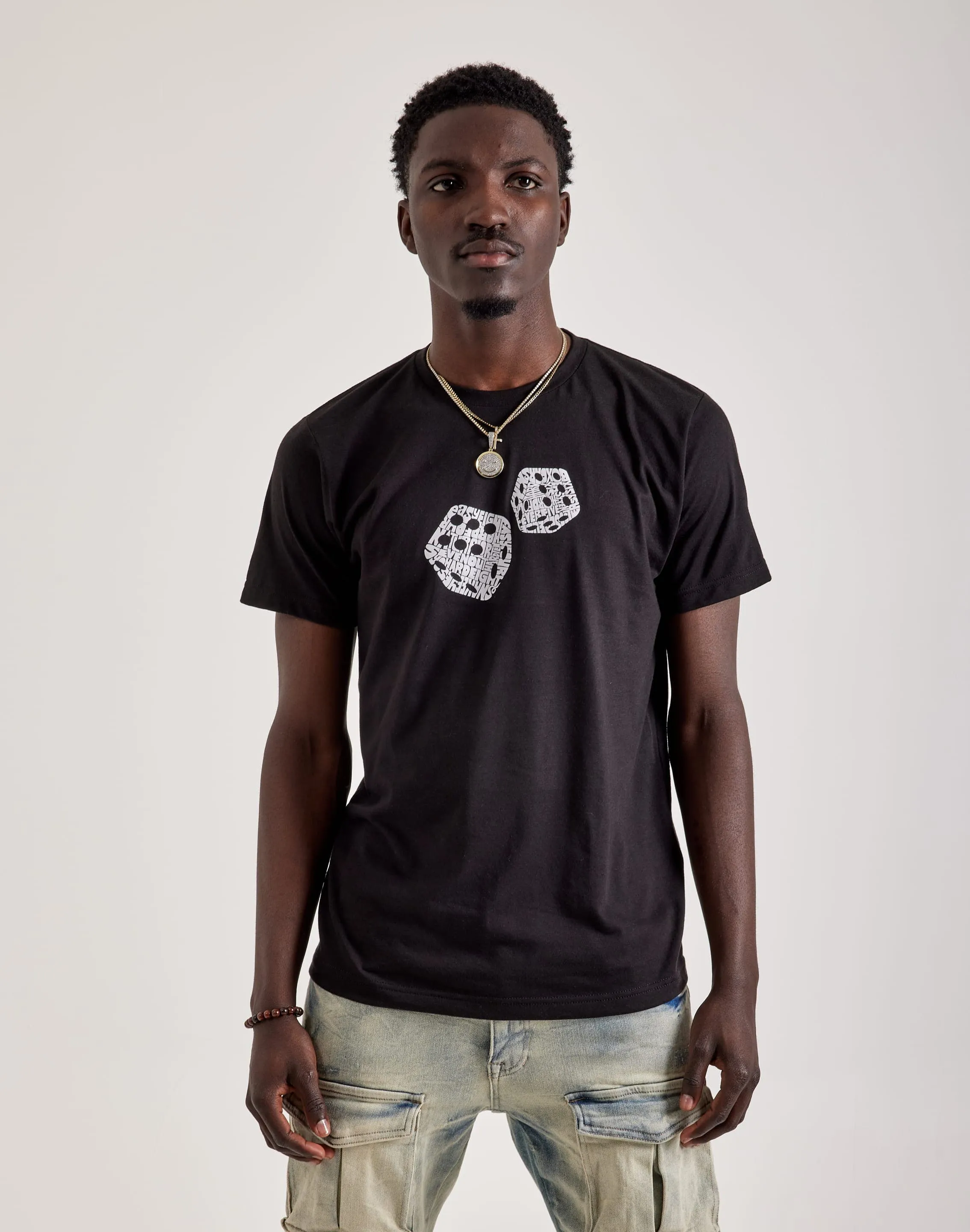 LA Pop Art Word Art Dice Tee