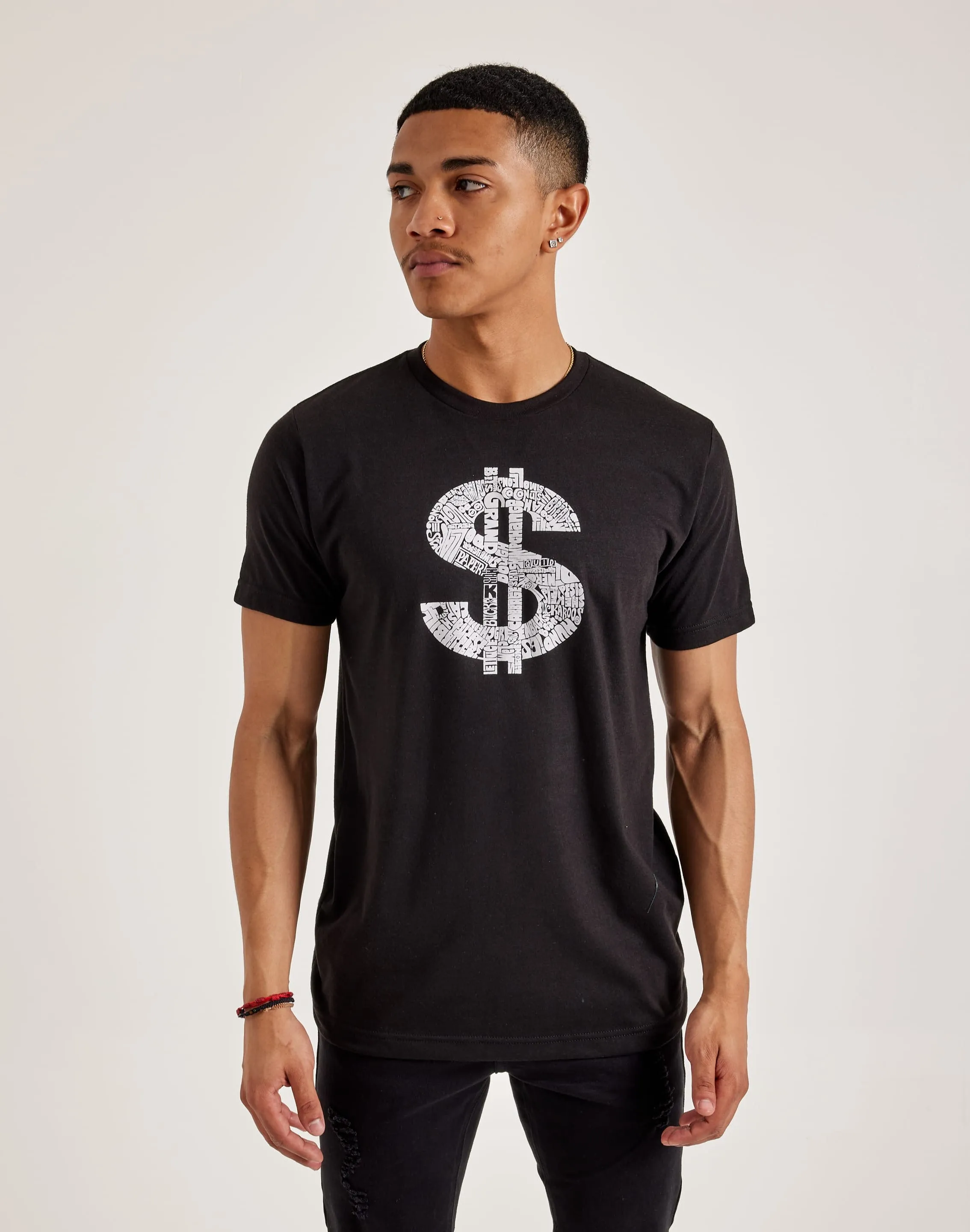 LA Pop Art Word Art Dollar Sign Tee