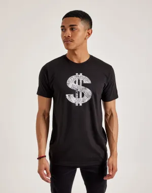 LA Pop Art Word Art Dollar Sign Tee
