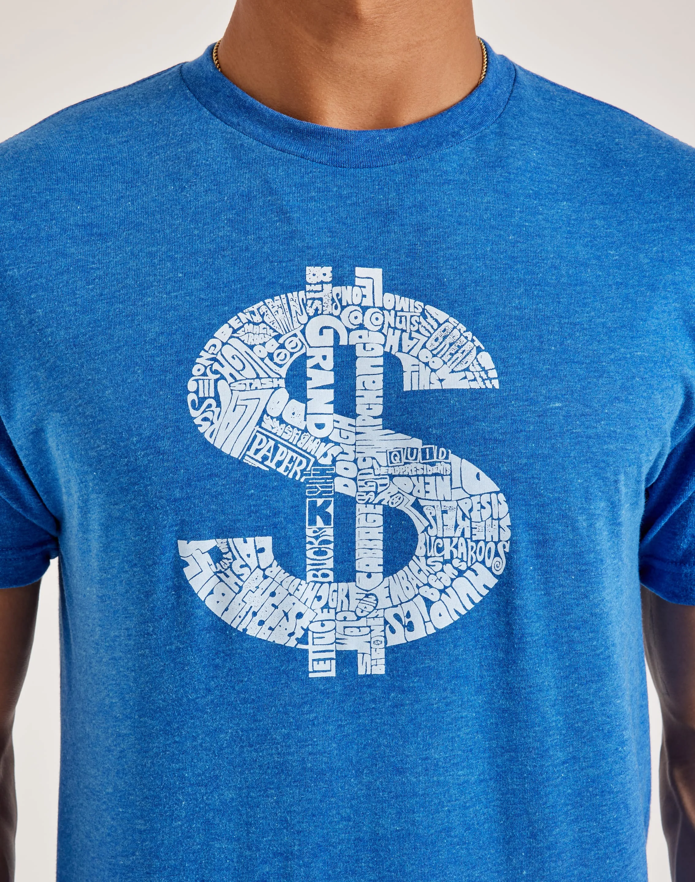 LA Pop Art Word Art Dollar Sign Tee