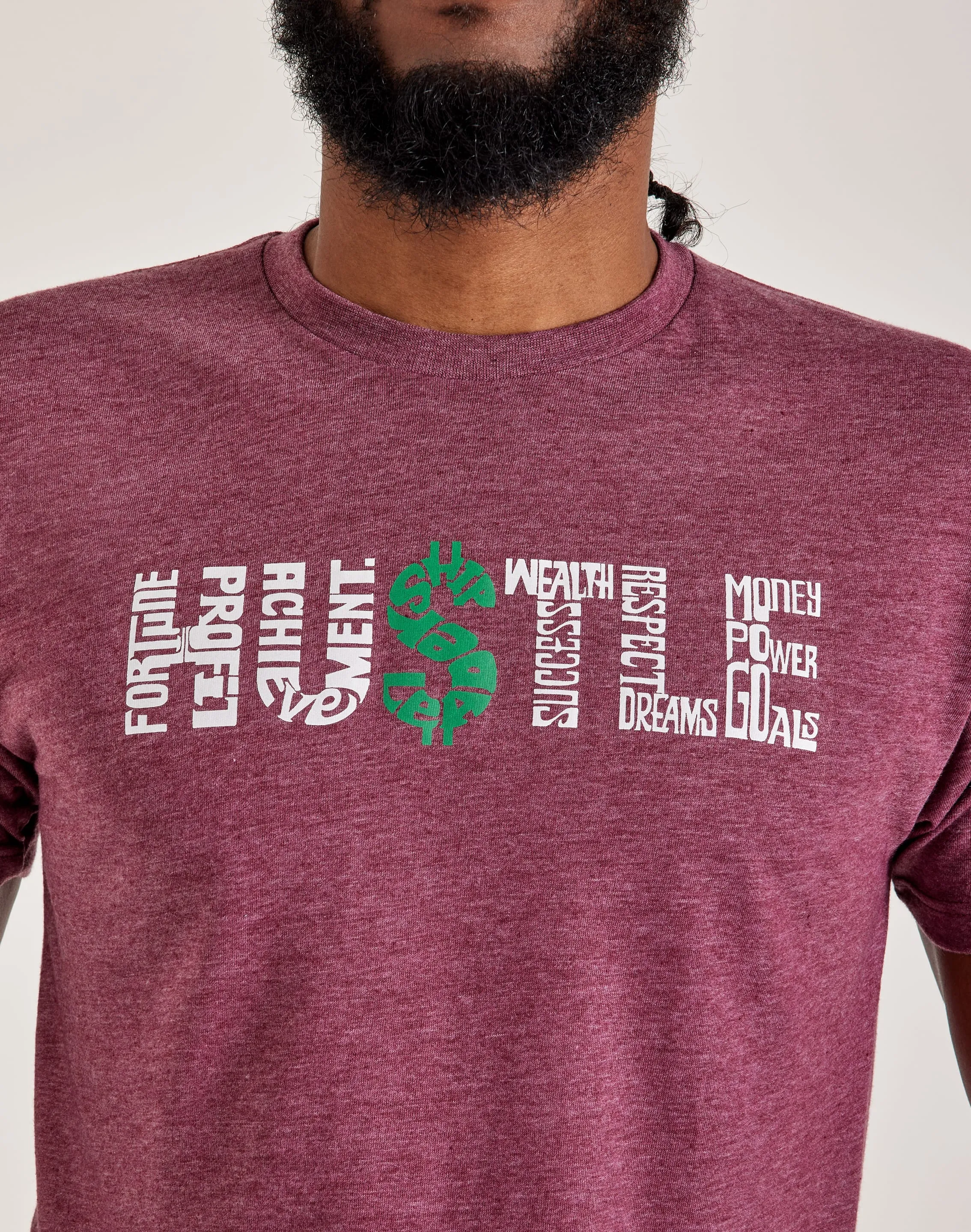 LA Pop Art Word Art Hustle Tee