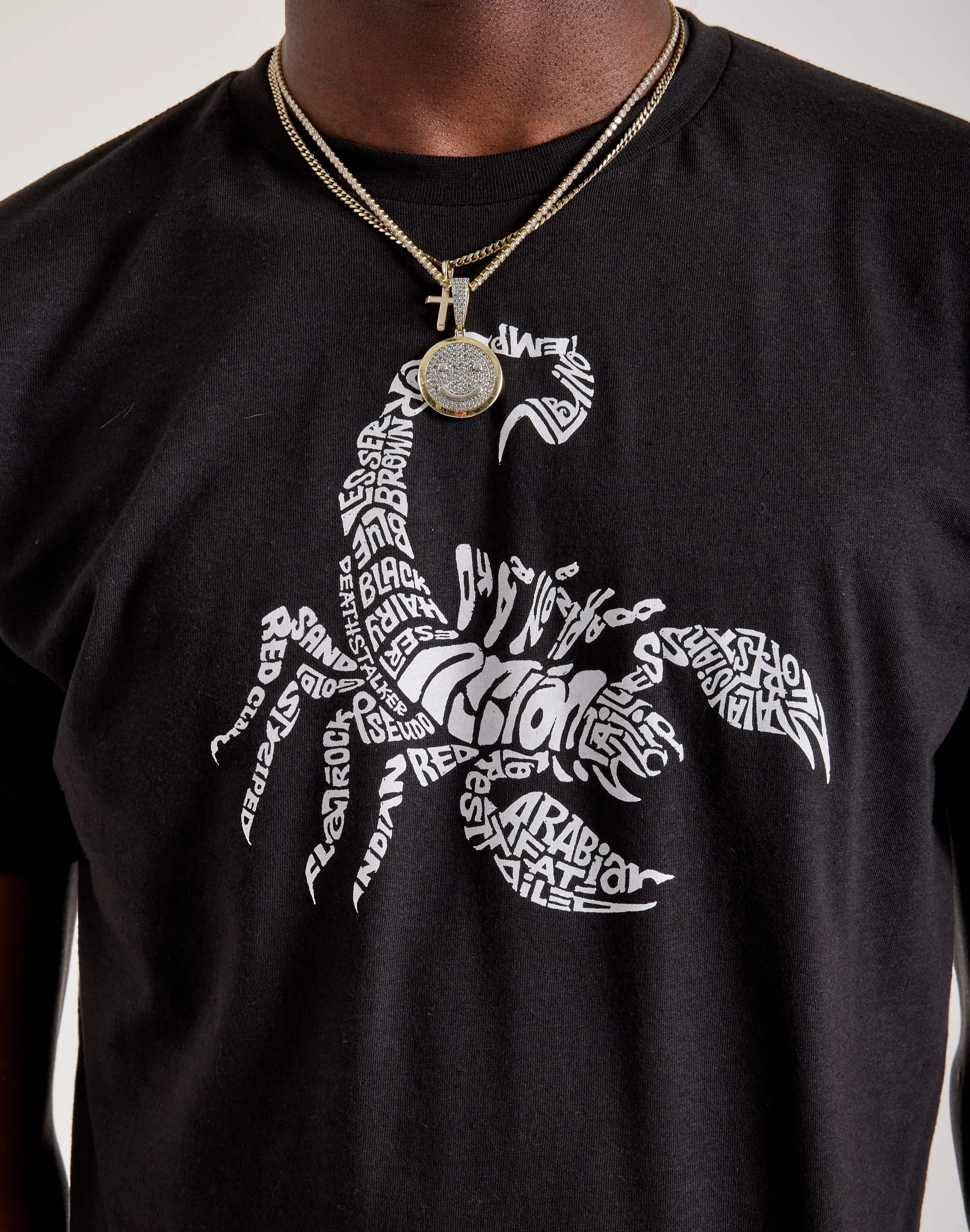 LA Pop Art Word Art Scorpion Tee