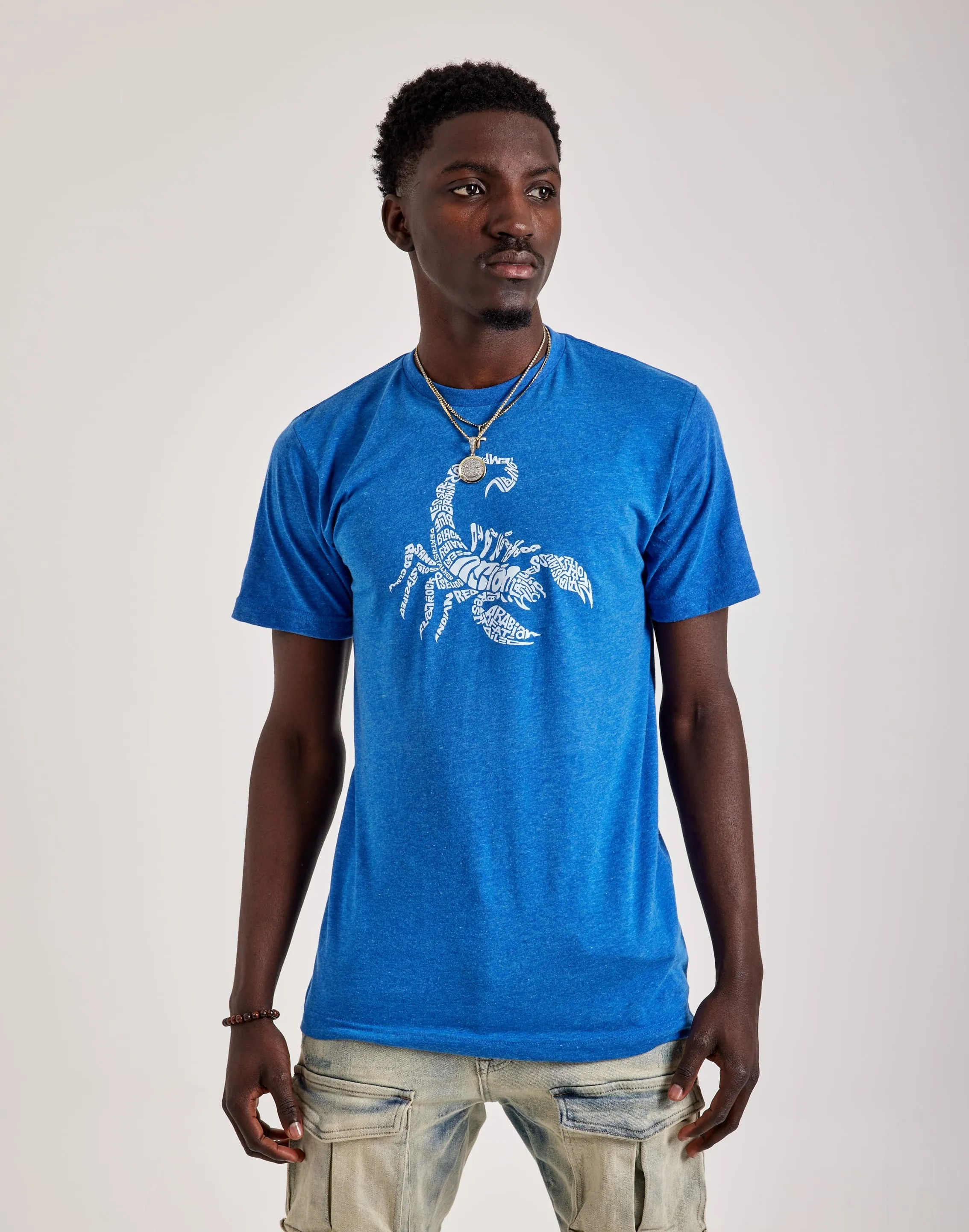 LA Pop Art Word Art Scorpion Tee