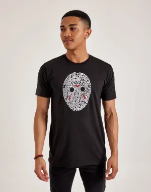 LA Pop Art Word Art Slasher Movie Villains Tee