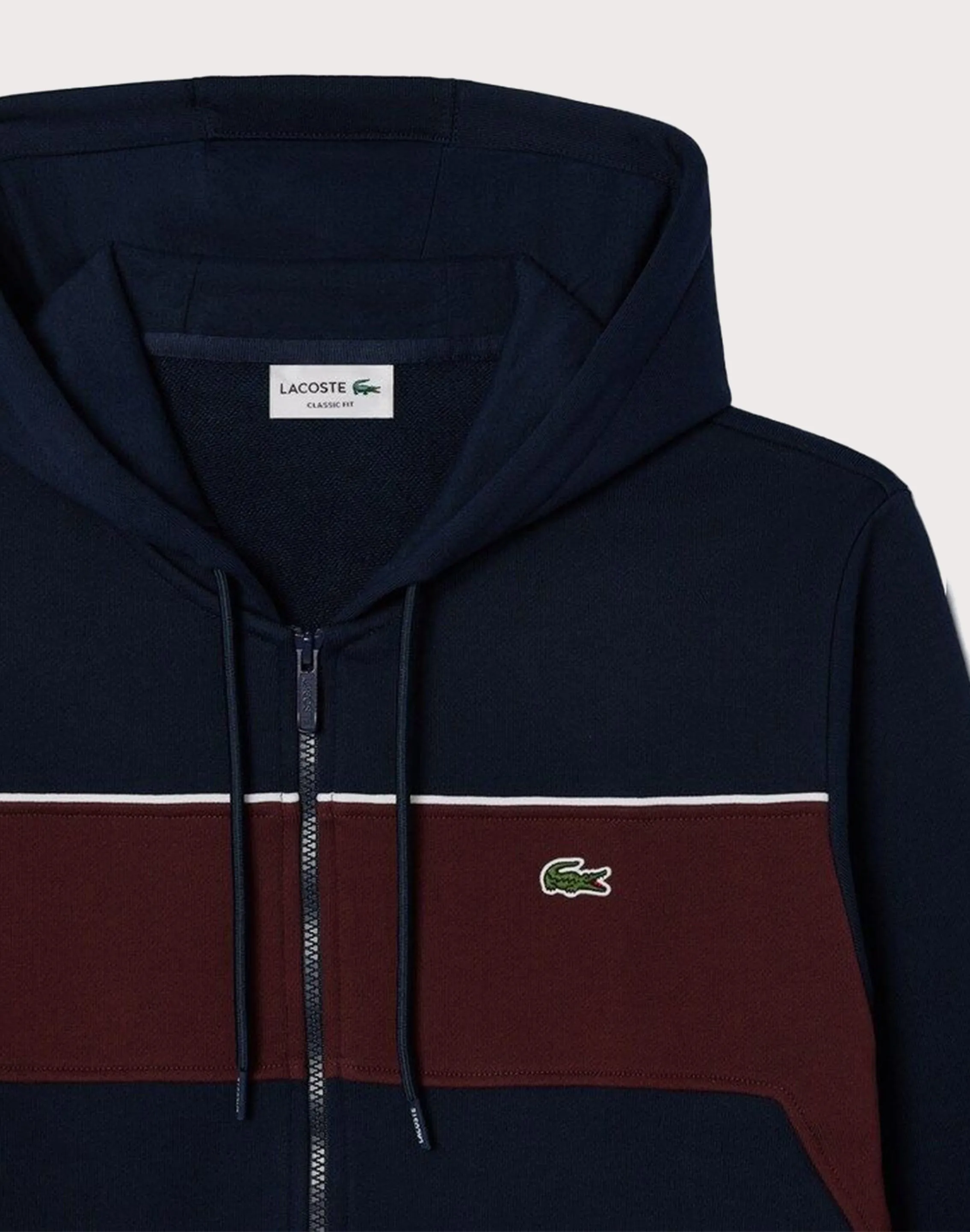 Lacoste Colorblock Fullzip Hoodie Jacket
