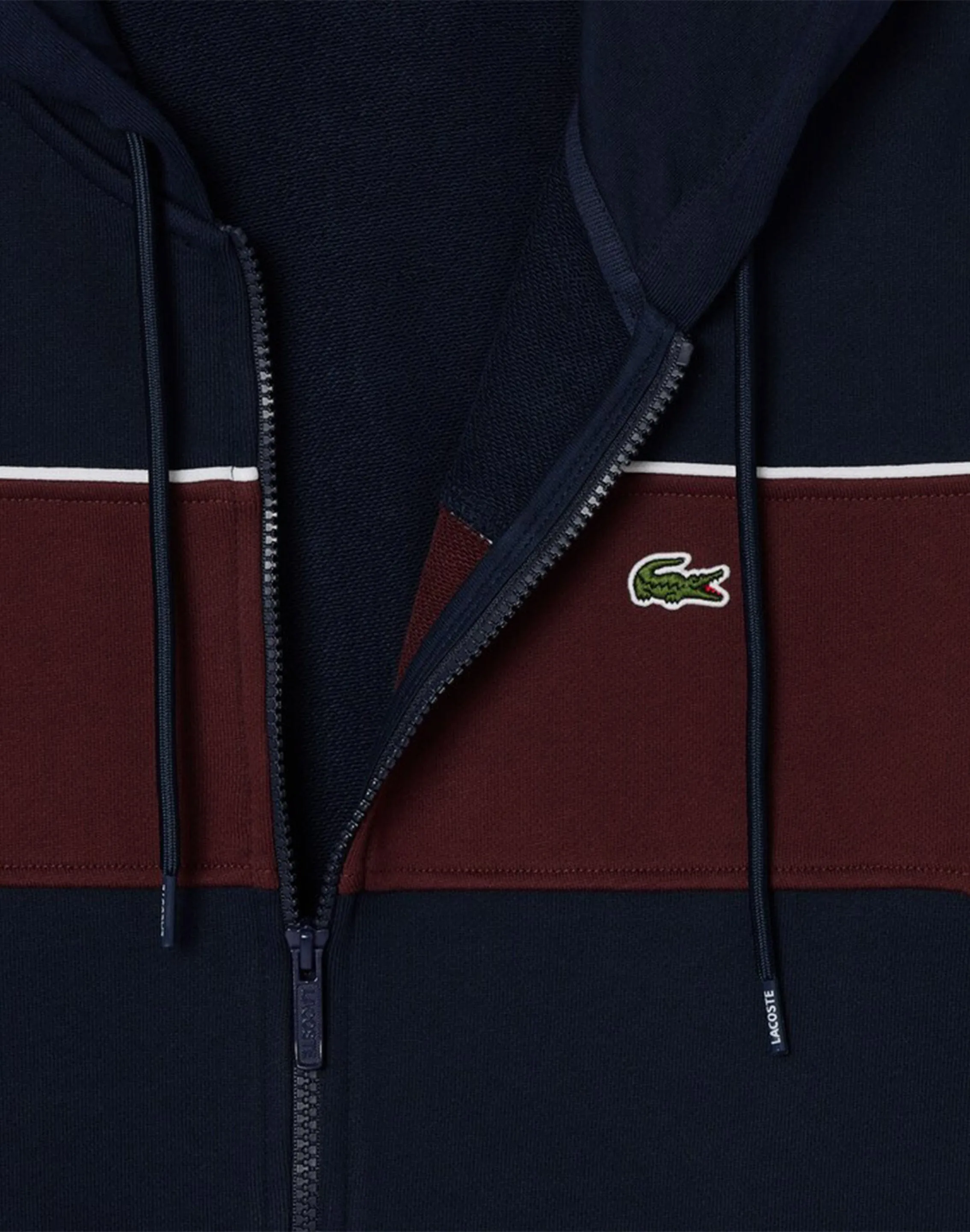 Lacoste Colorblock Fullzip Hoodie Jacket