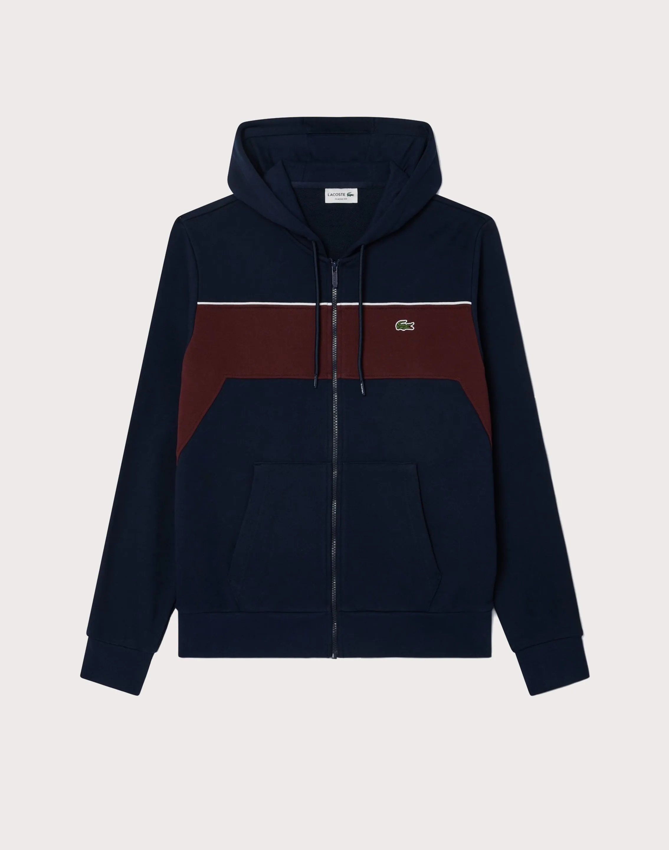Lacoste Colorblock Fullzip Hoodie Jacket
