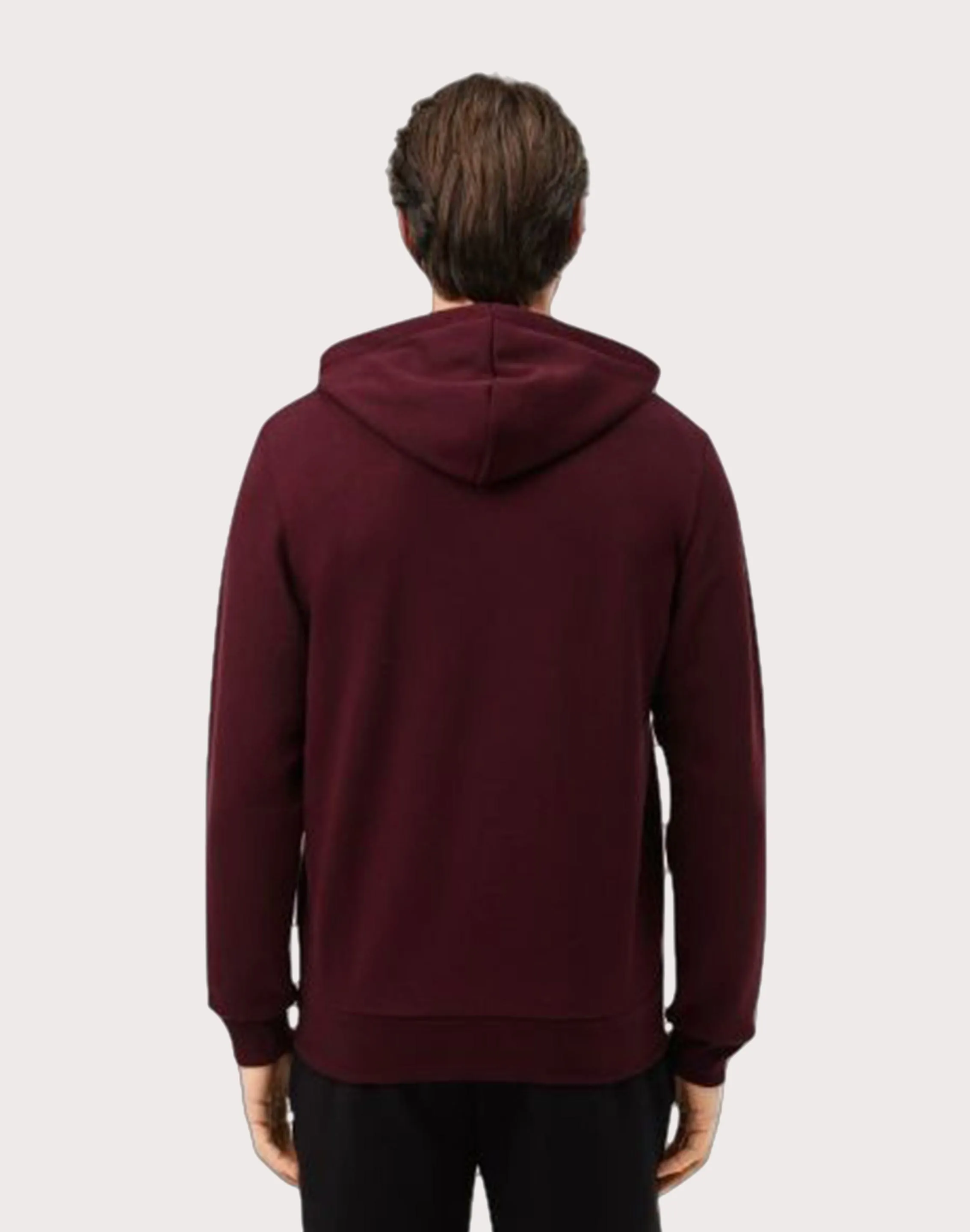 Lacoste Solid Fleece Espresso Jacket