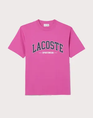 Lacoste SW Branding Pink Tee
