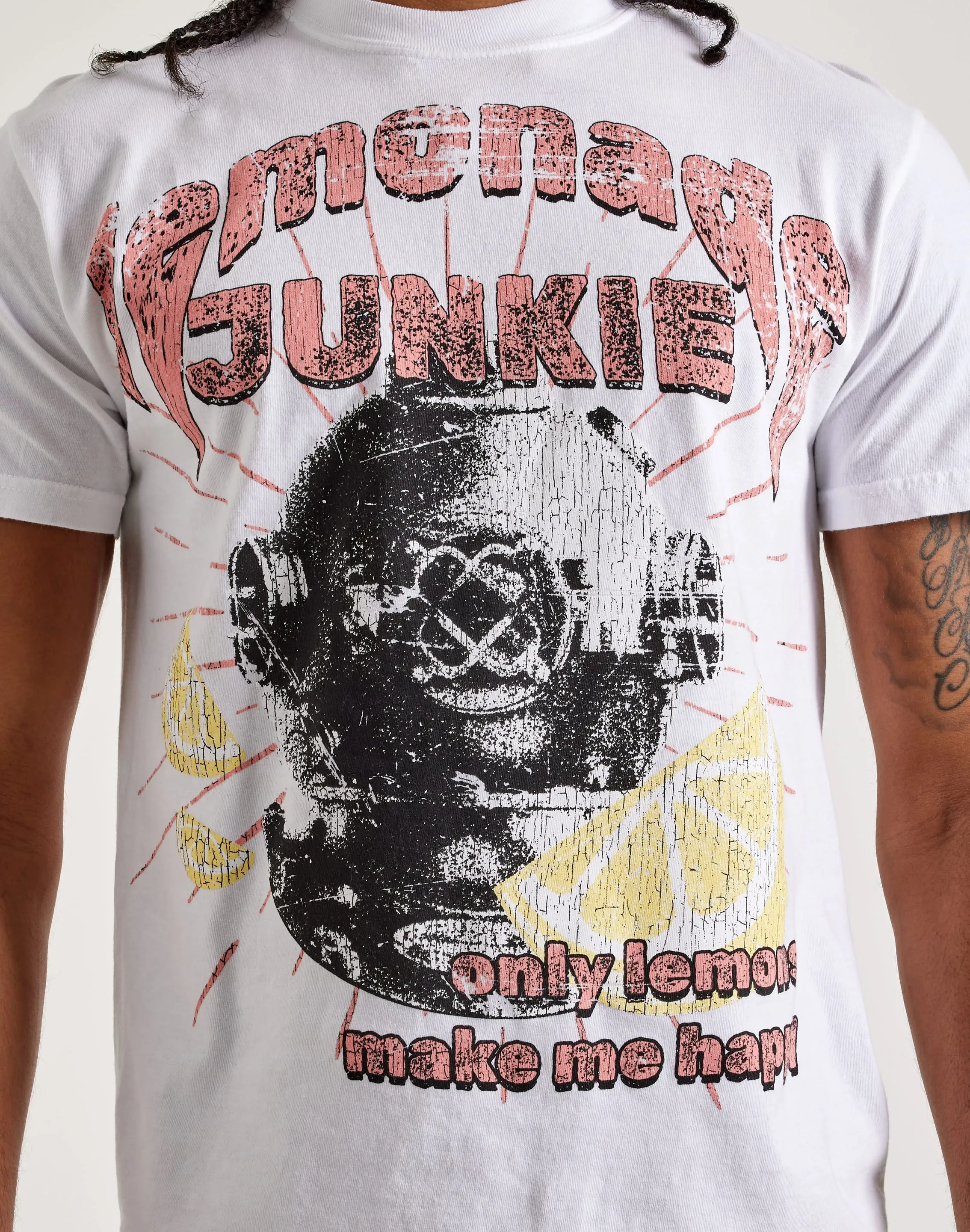 Lemonade Junkie Make Me Happy Tee