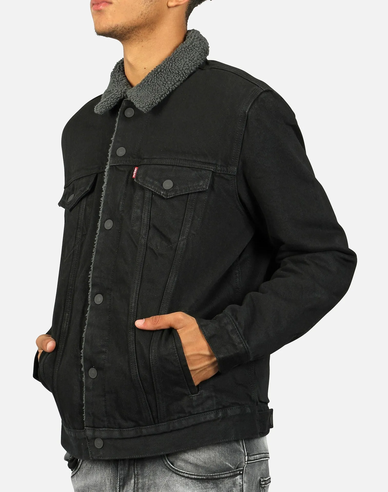 Levi SHERPA TRUCKER DENIM JACKET