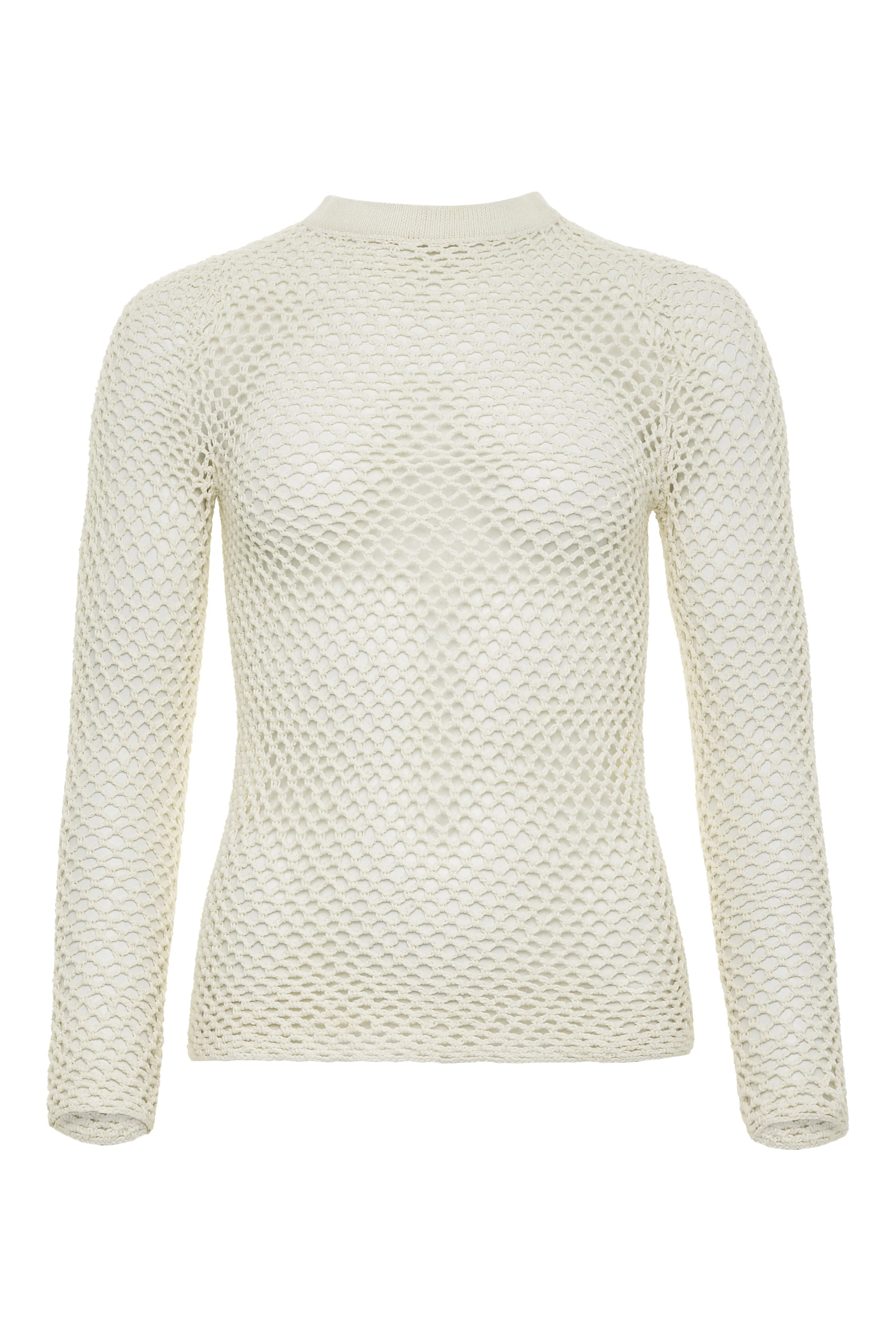 Long Sleeve Crochet Top - Final Sale