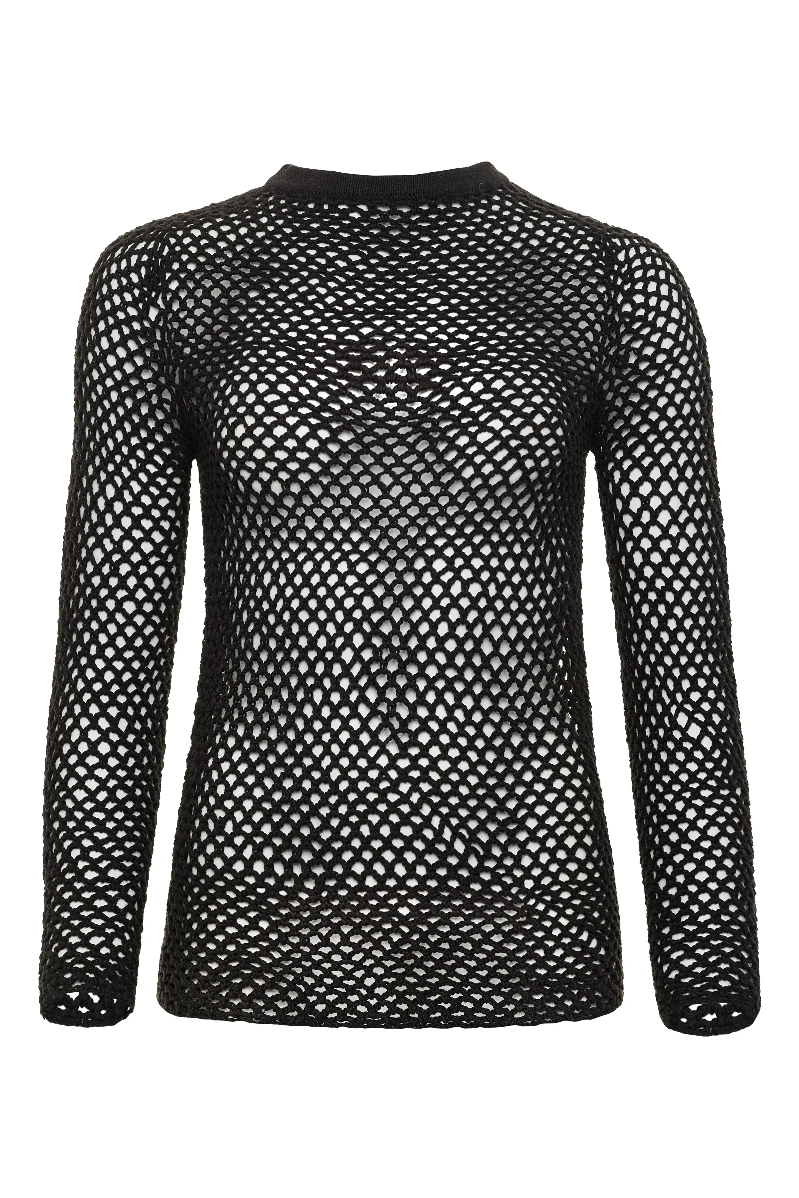 Long Sleeve Crochet Top - Final Sale