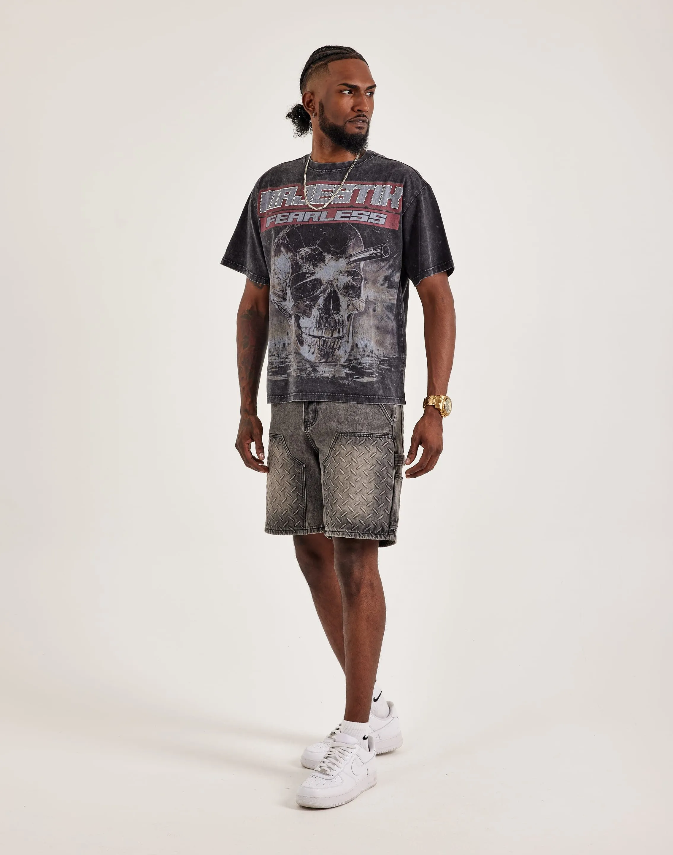 Majestik Fearless Skull Tee