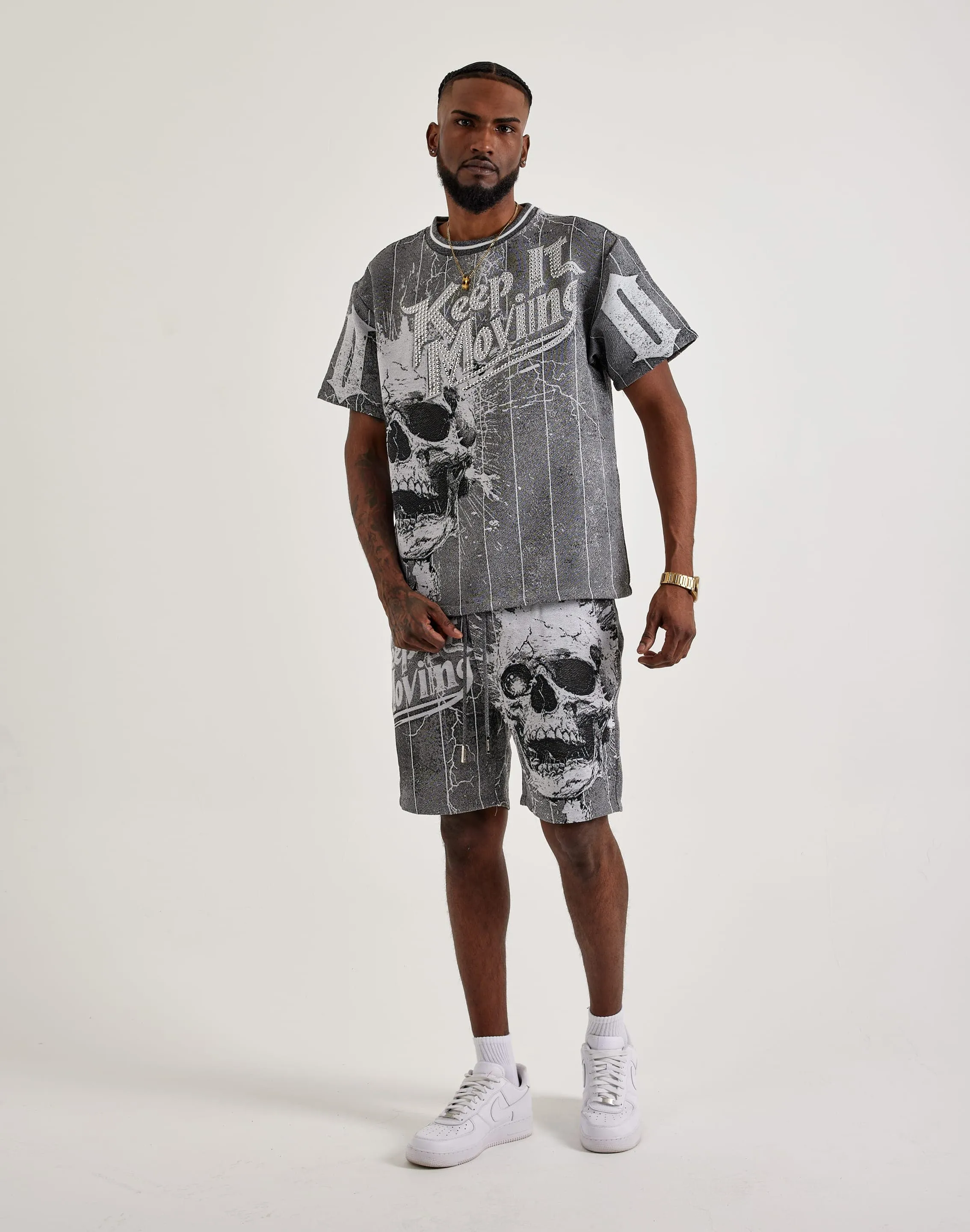 Majestik Keep It Moving Tapestry Tee