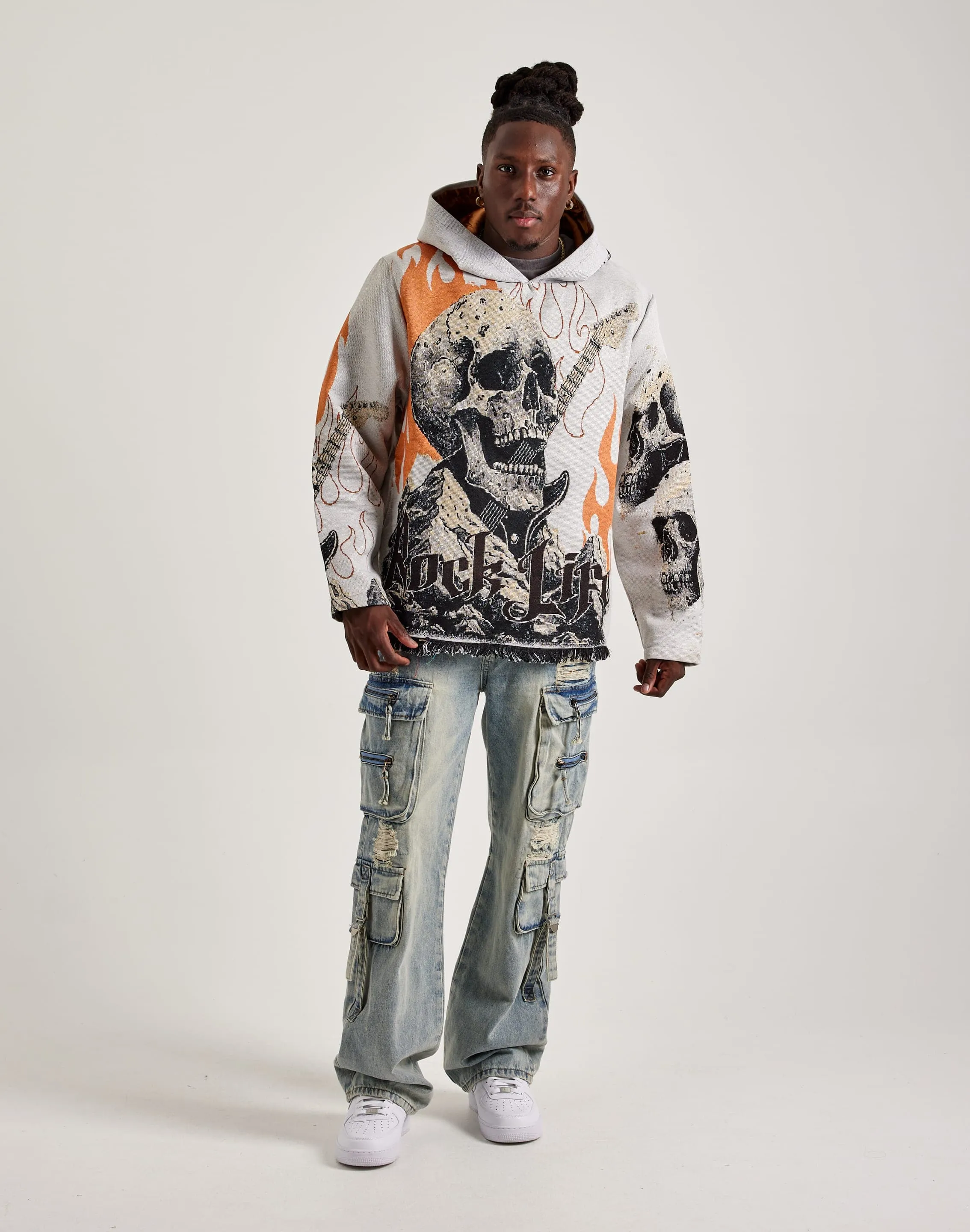 Majestik Rock Life Tapestry Hoodie