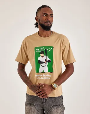 Market Illustrated Baseball Tee