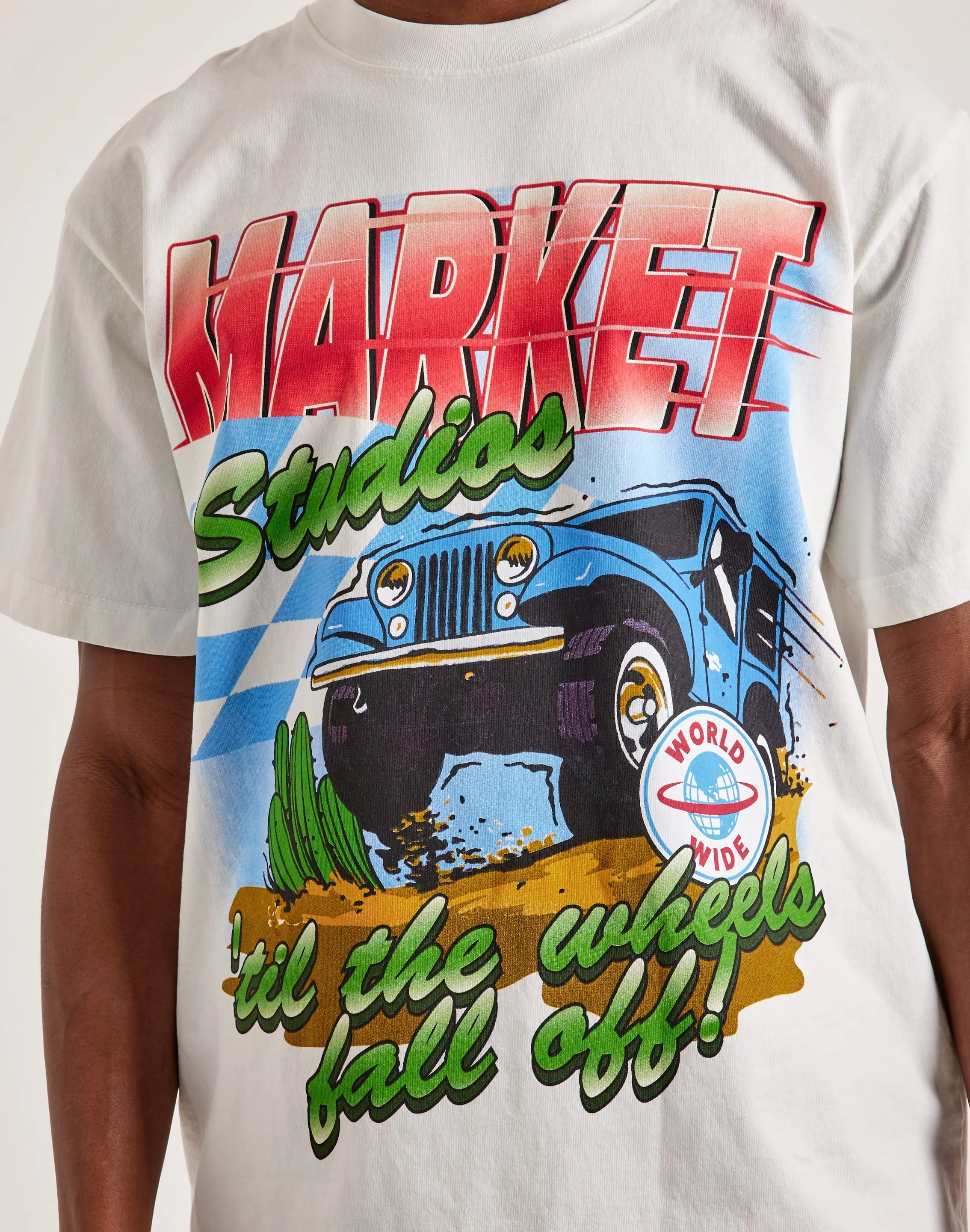 Market Wheels Off Tee
