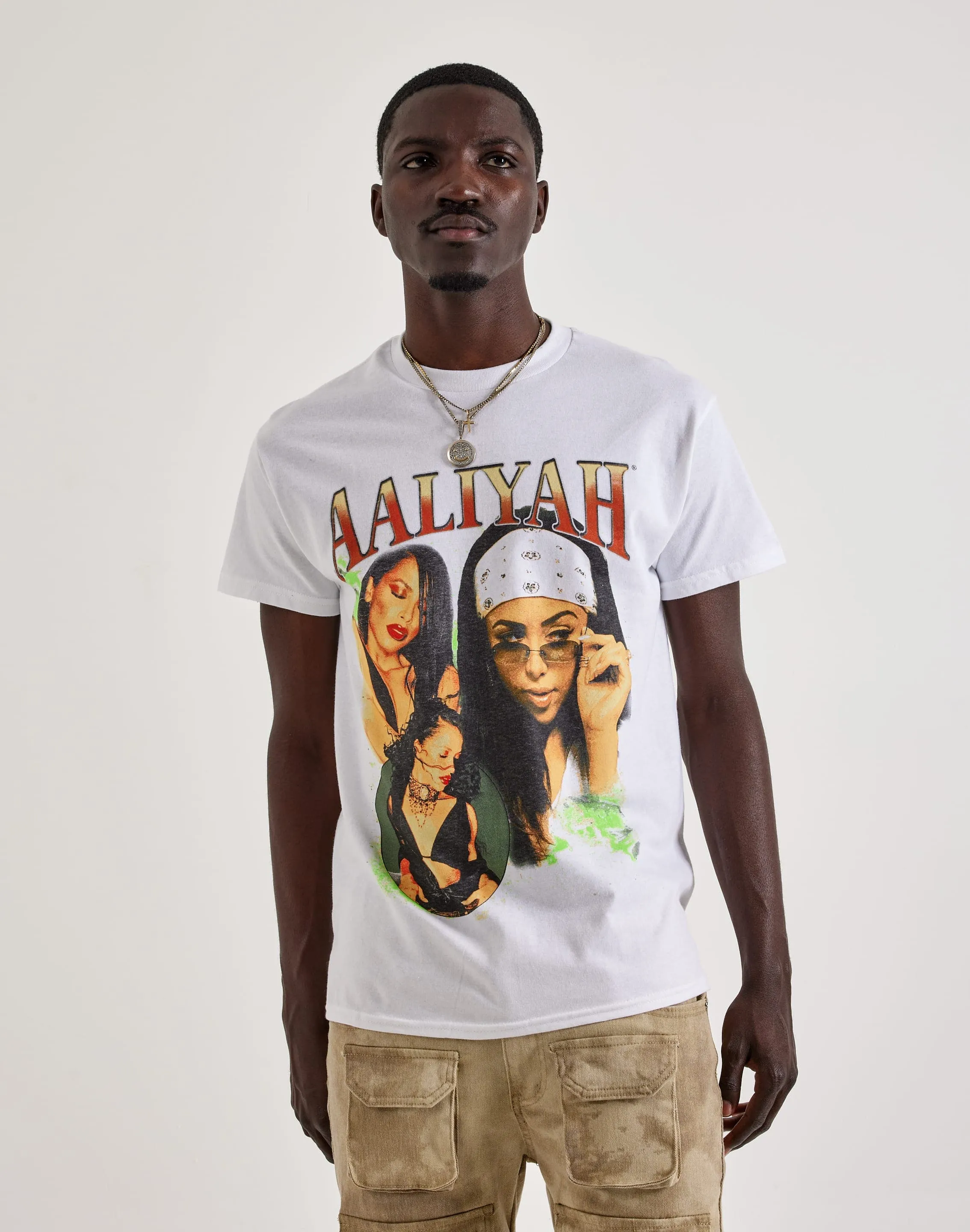 Merch Traffic Aaliyah Collage Tee