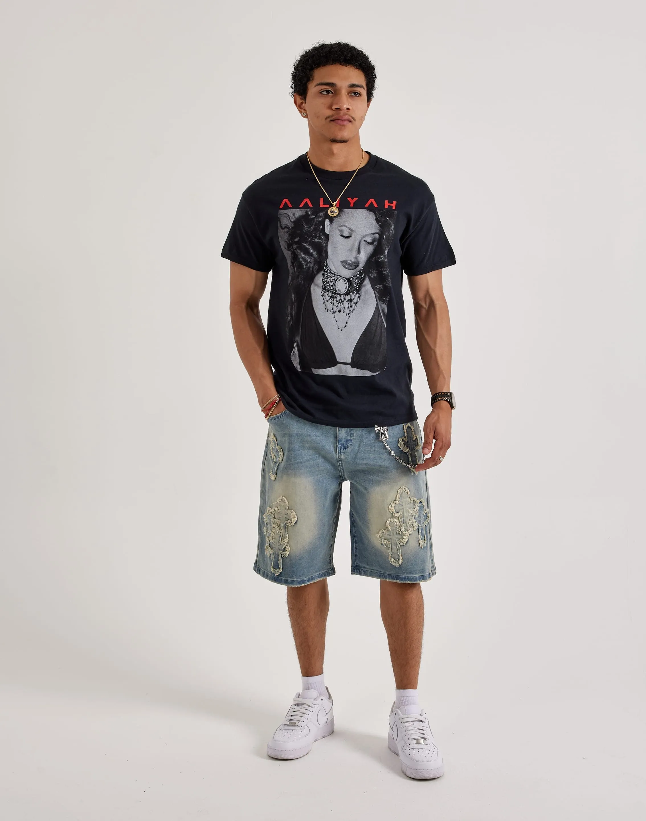 Merch Traffic Aaliyah Songlist Tee