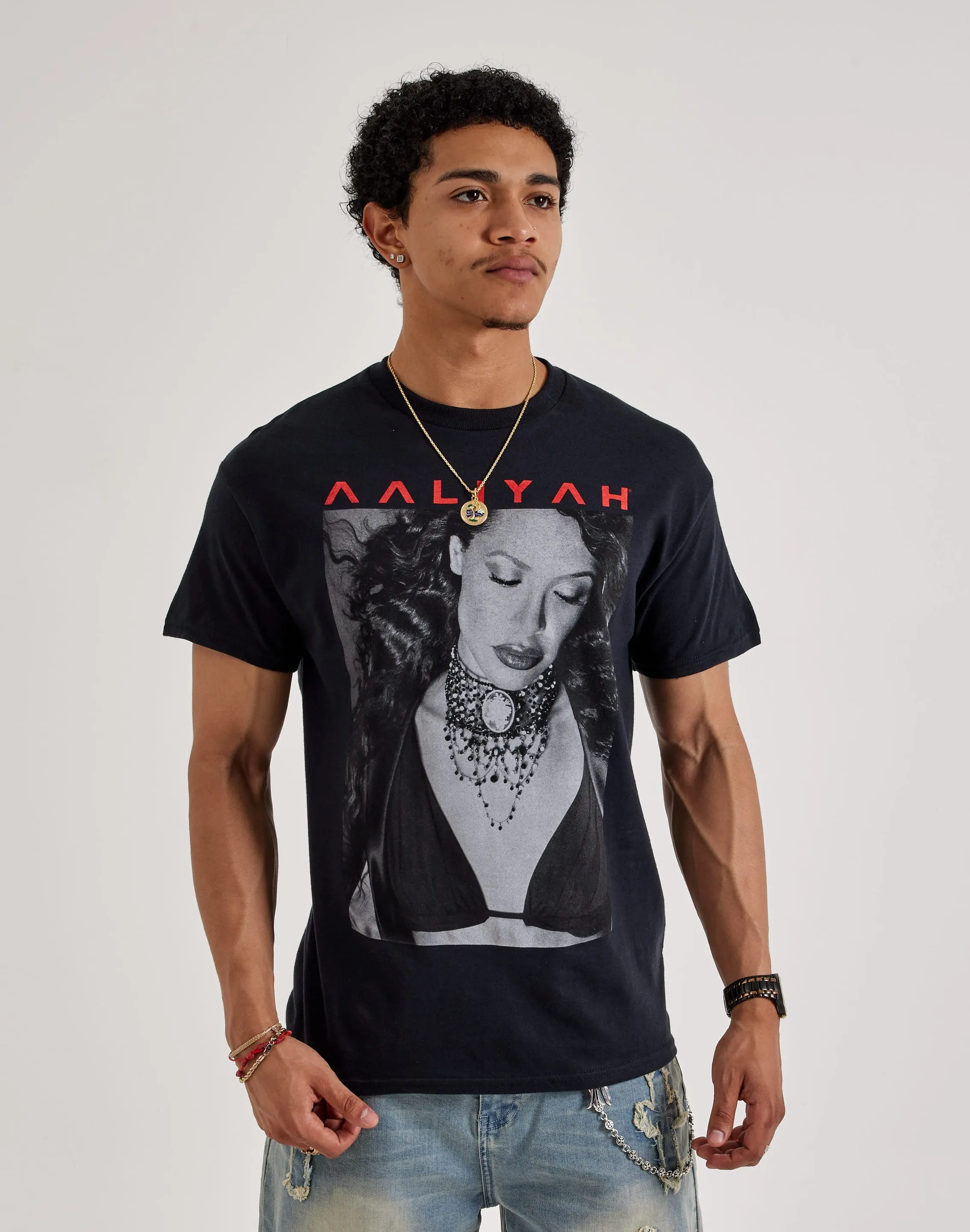Merch Traffic Aaliyah Songlist Tee