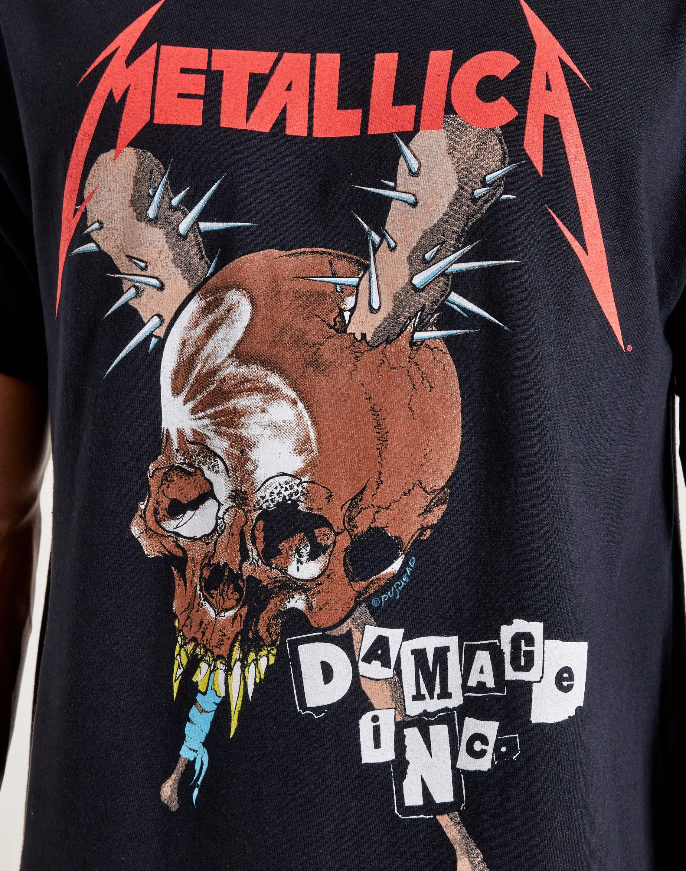 Merch Traffic Metallica Damage Inc. Tour Tee