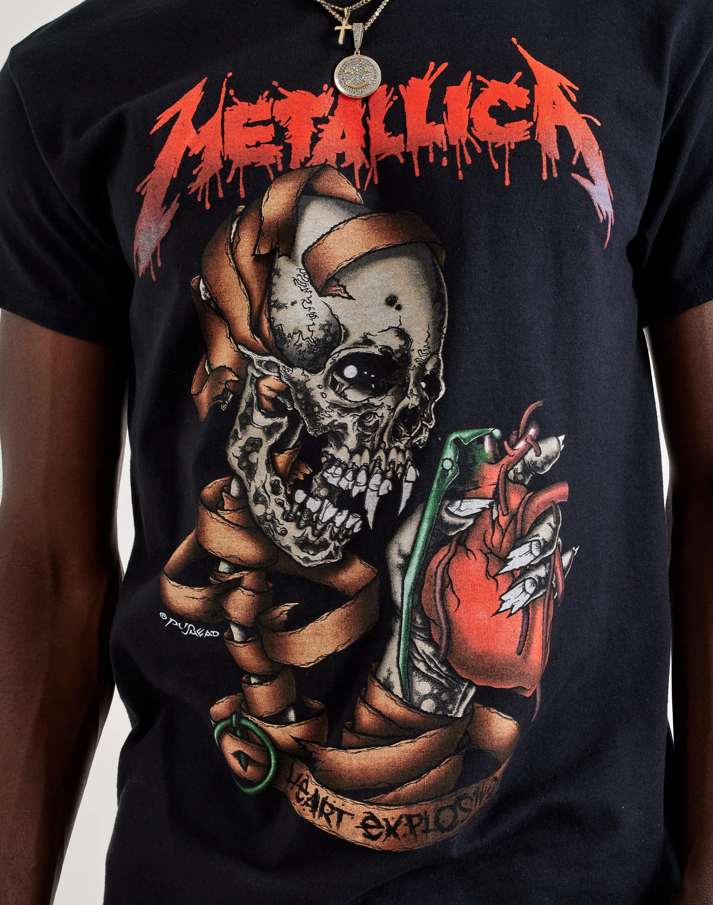 Merch Traffic Metallica Skeleton Tee