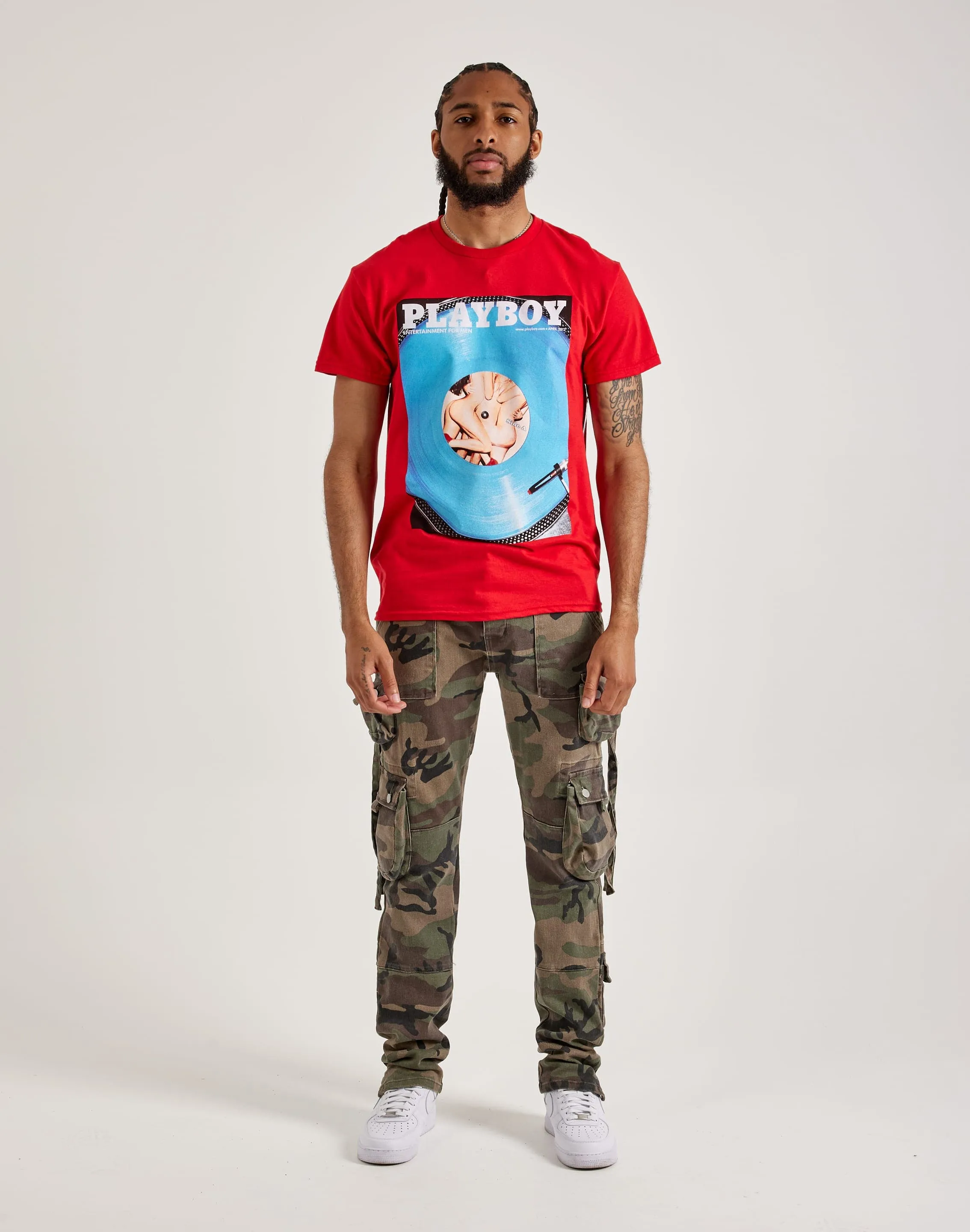 Merch Traffic Playboy Record Player Tee