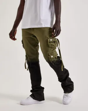 MNML Cargo Flare Denim Pants