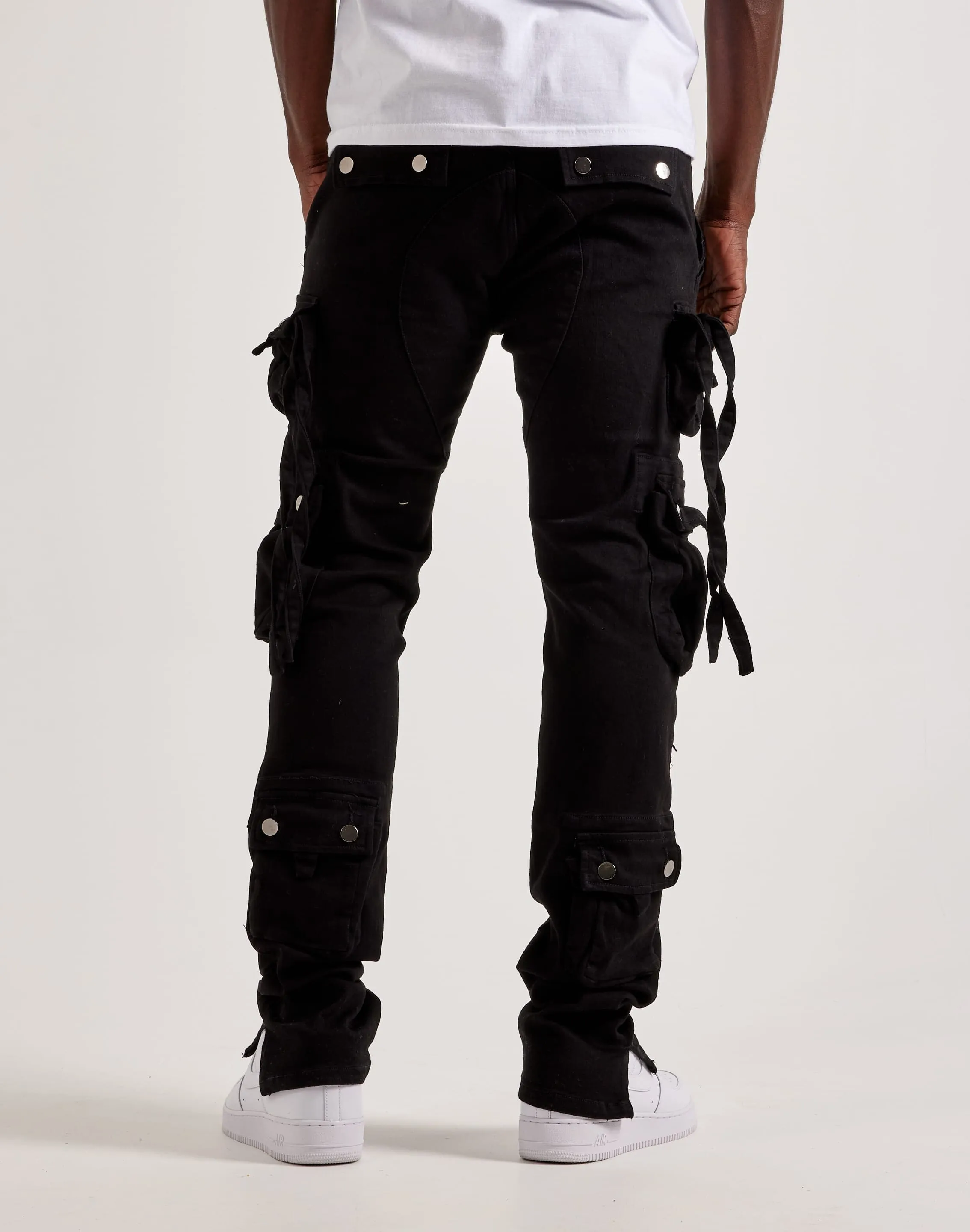 MNML Cargo Straight Denim Jeans
