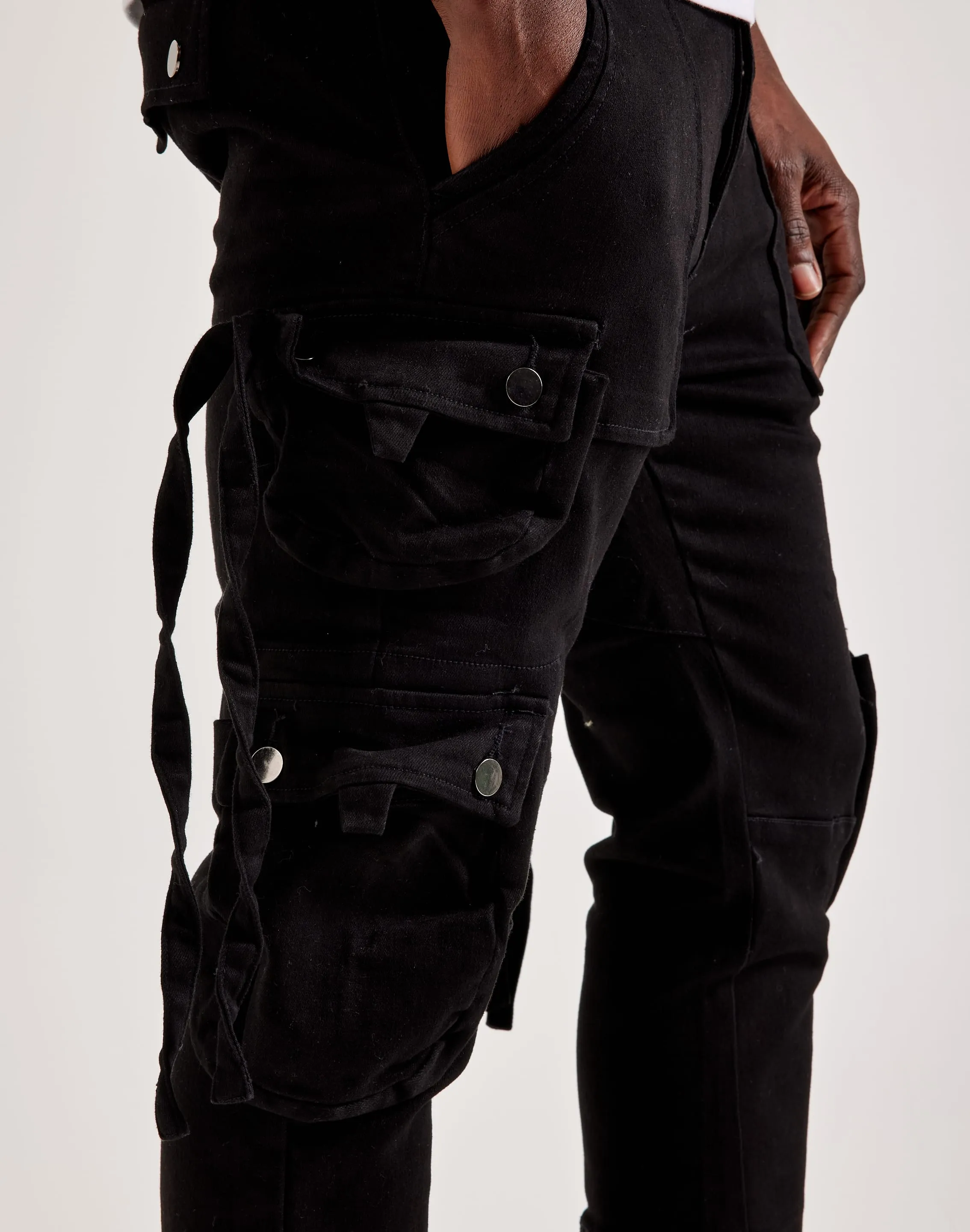 MNML Cargo Straight Denim Jeans