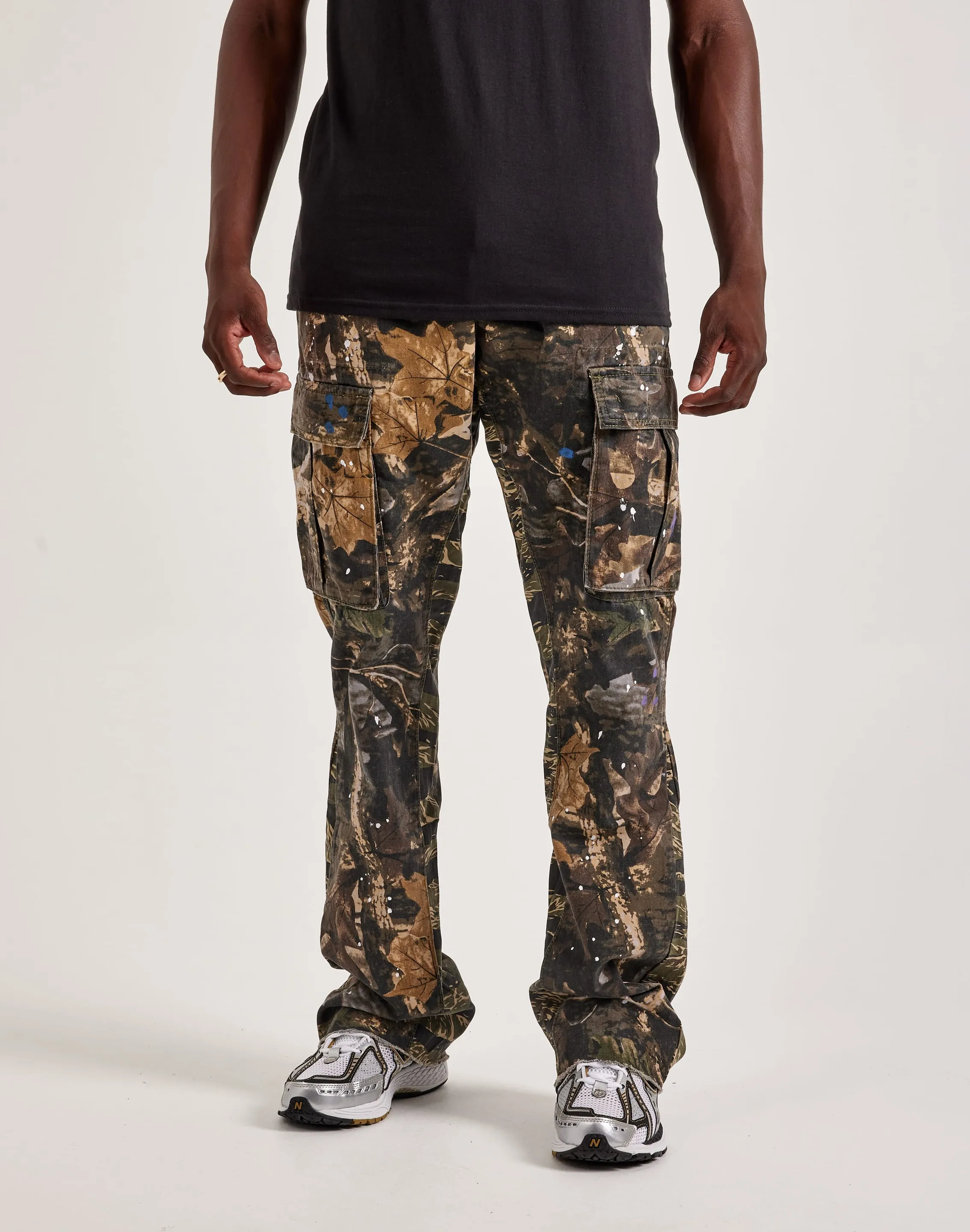 MNML Contrast Bootcut Cargo Pants