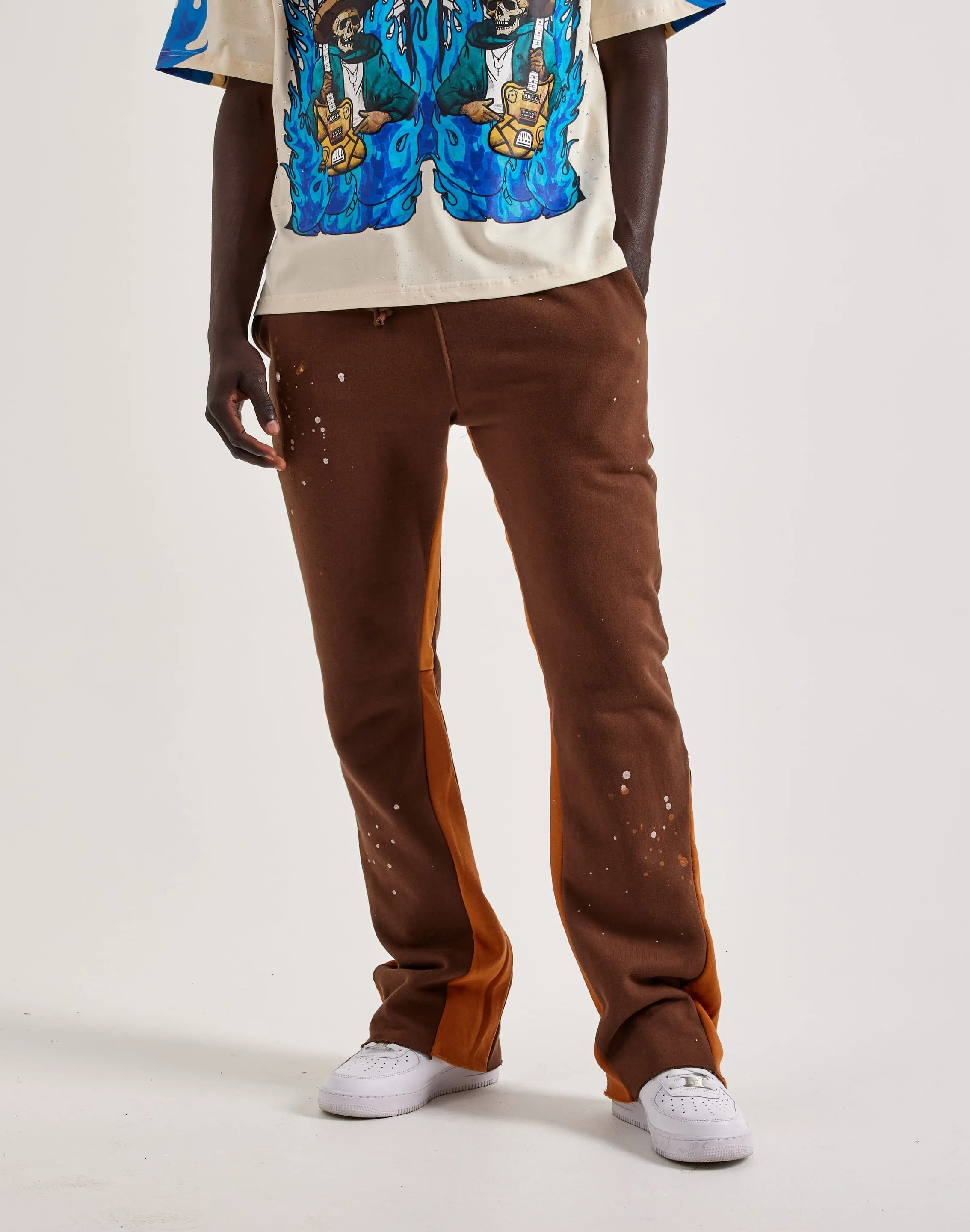 MNML Contrast Bootcut Sweatpants