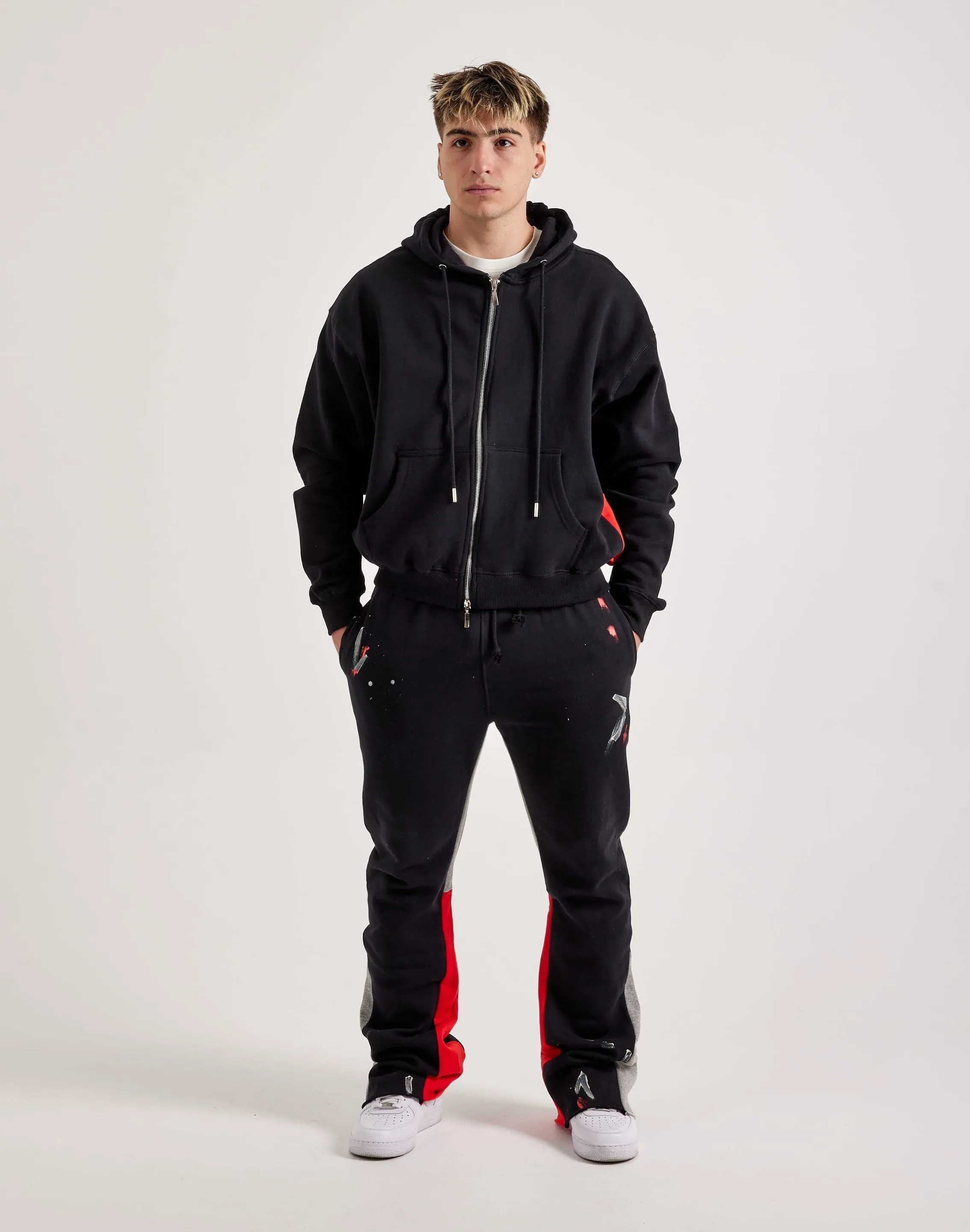 MNML Contrast Full-Zip Hoodie