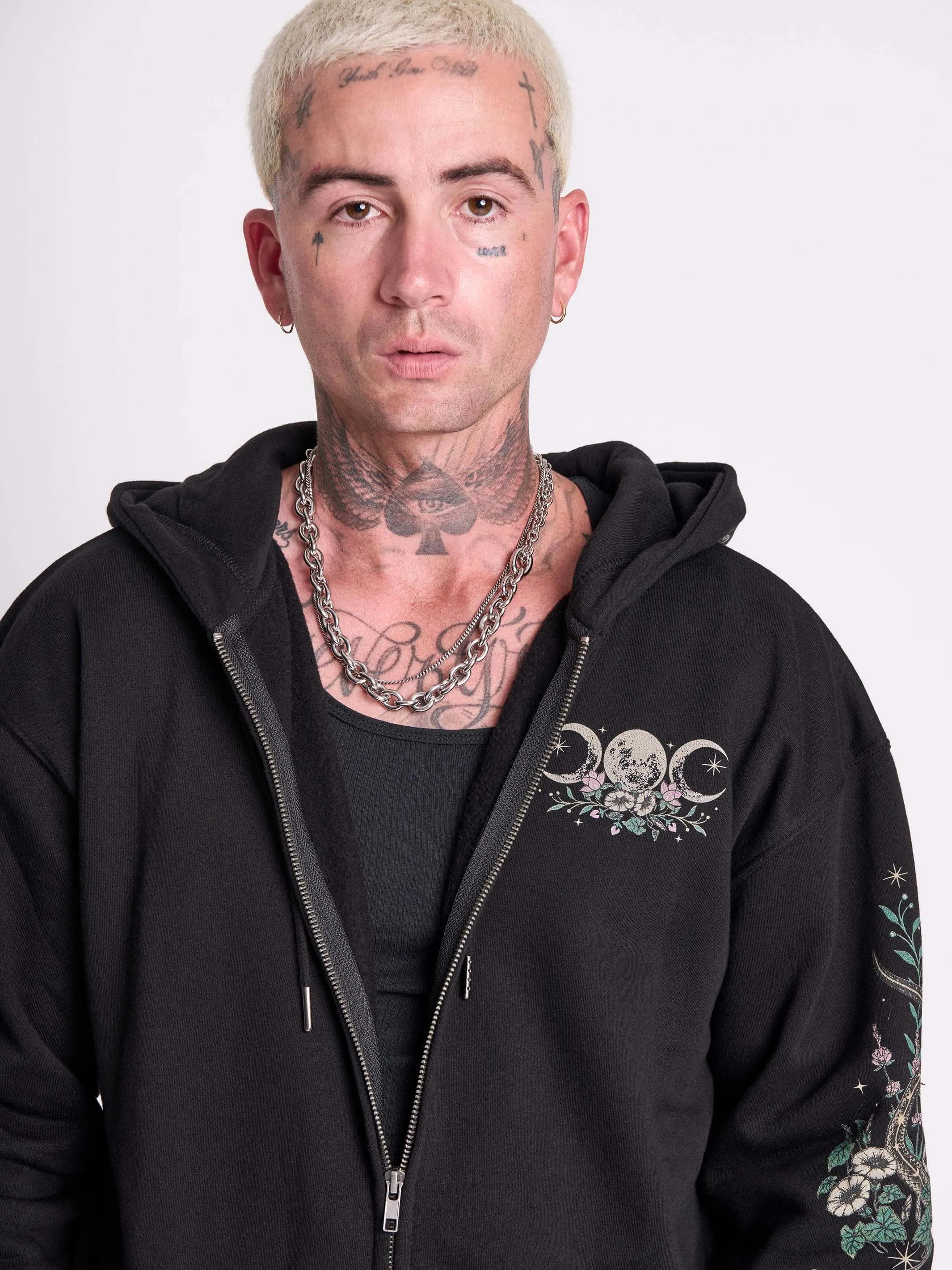 Moon Phase Garden Hoodie