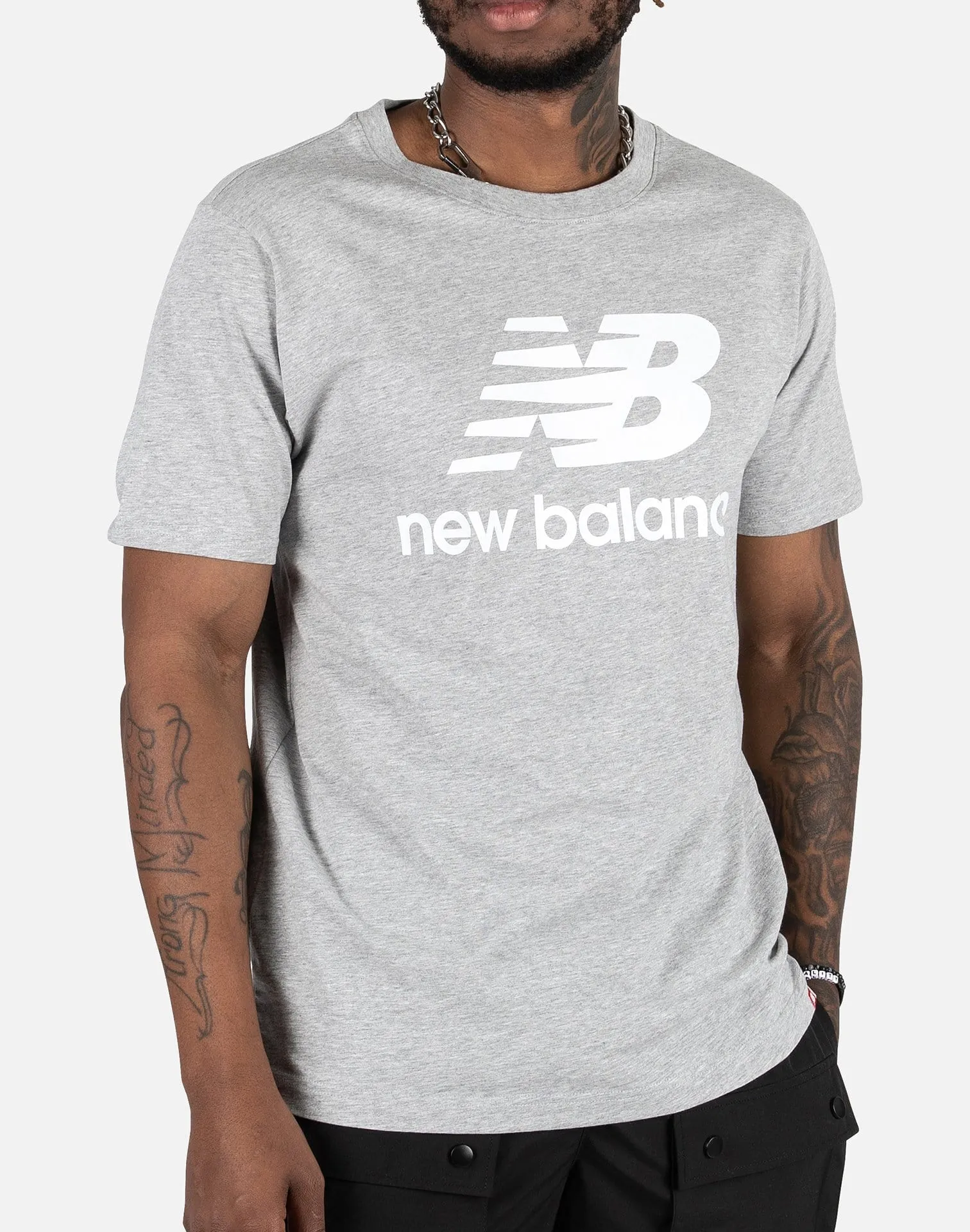 New Balance Althetic Split Stack Logo Tee