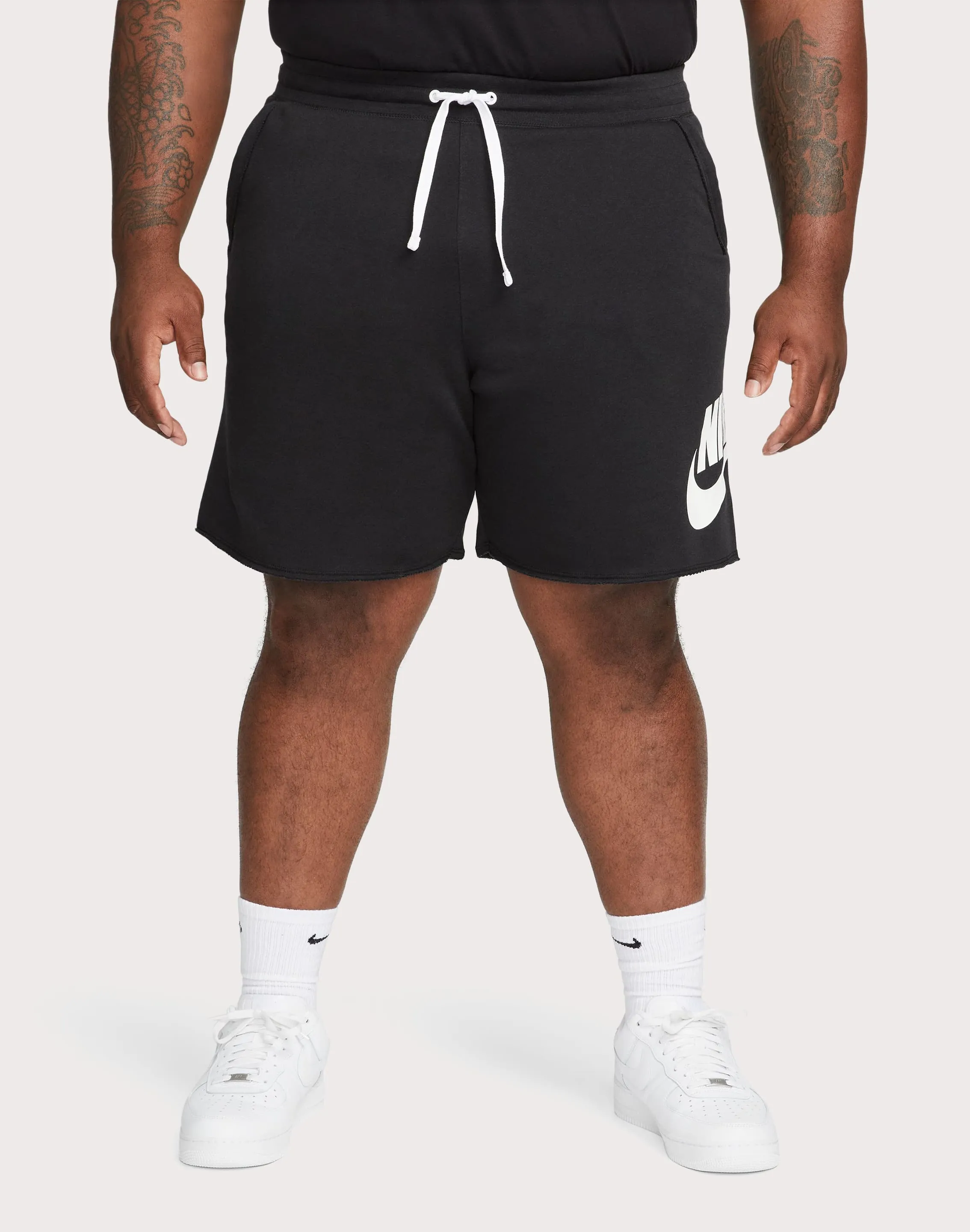 Nike Club Fleece Alumni French Terry Black Shorts