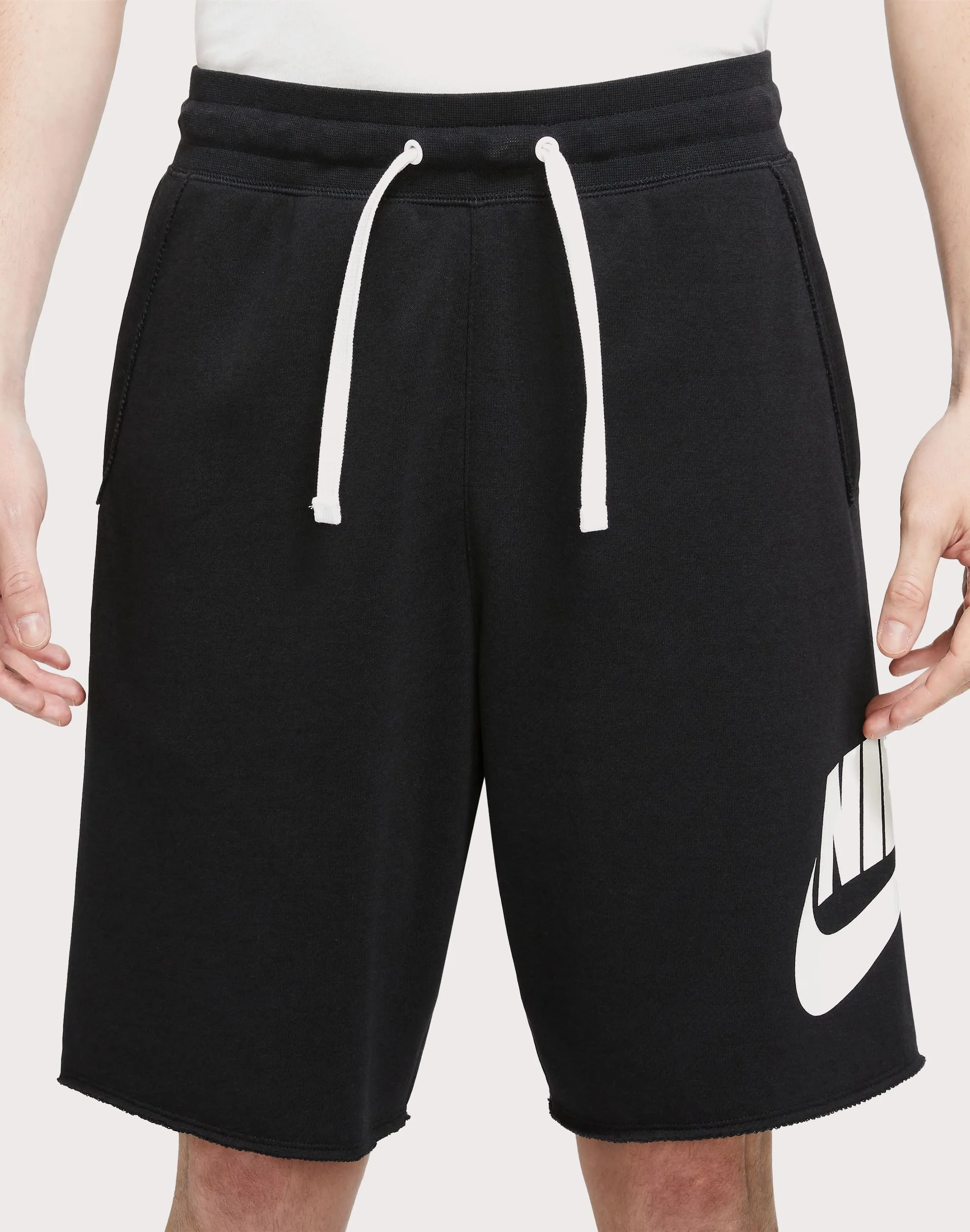 Nike Club Fleece Alumni French Terry Black Shorts